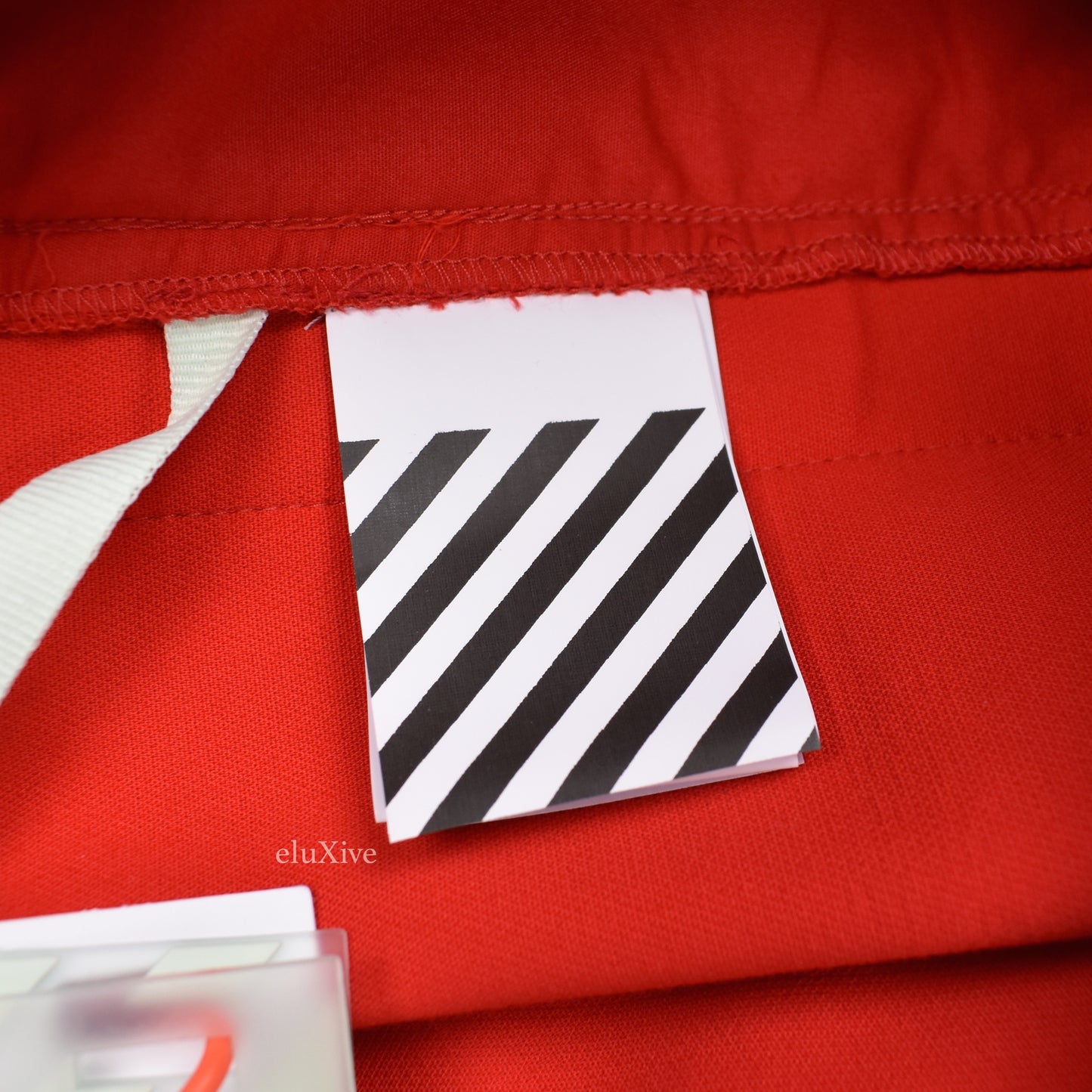 Off-White - Red Stripe Logo Track Pants