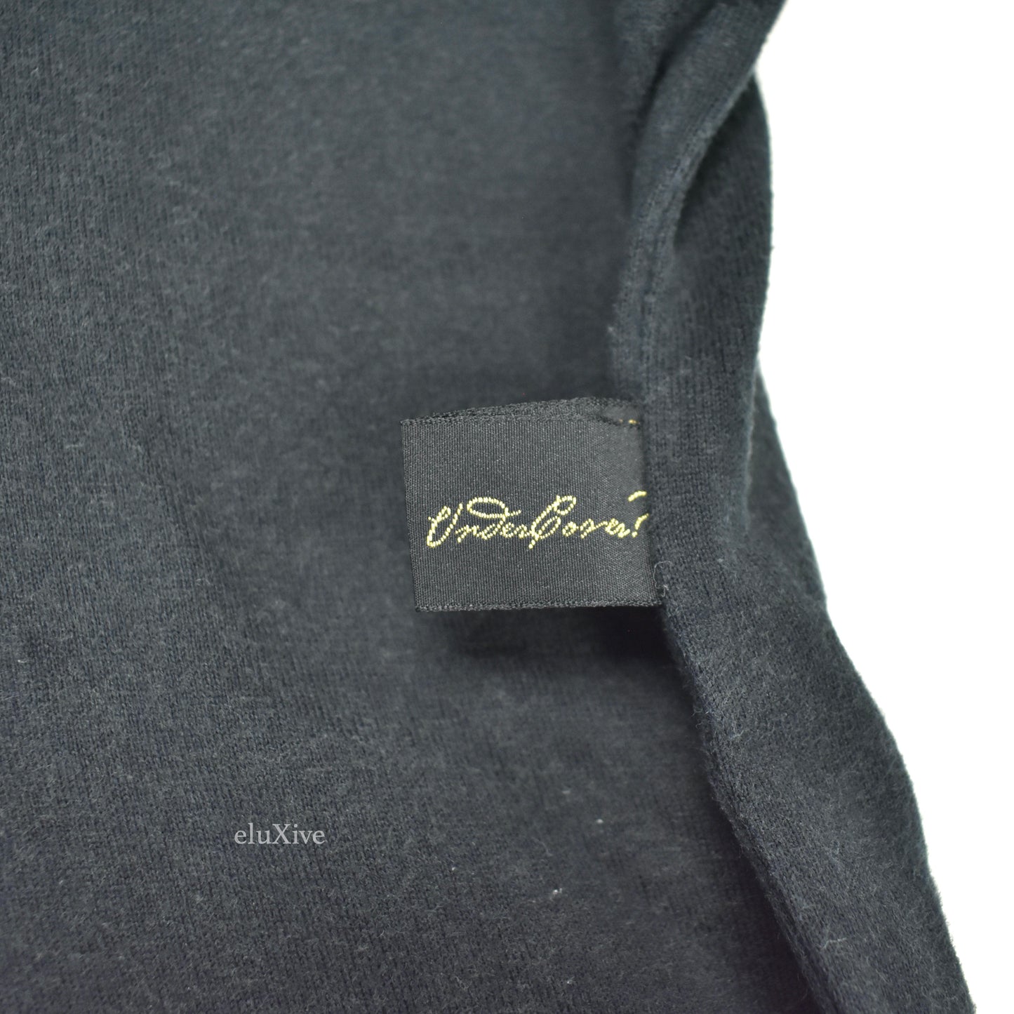 Undercover - SS98 ' Wet Summer' Black Polo Shirt