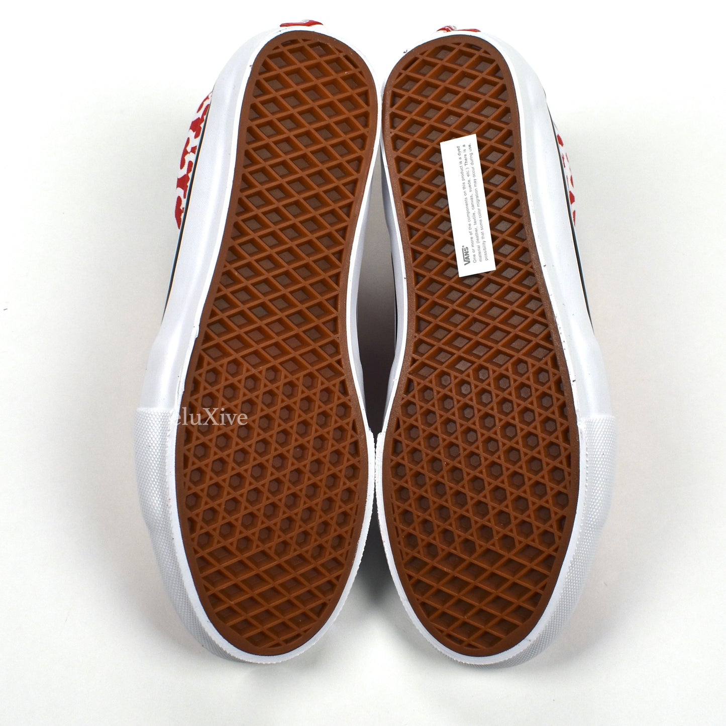 Supreme x Vans - Skate Grosso Mid S Monogram Sneakers (Red)