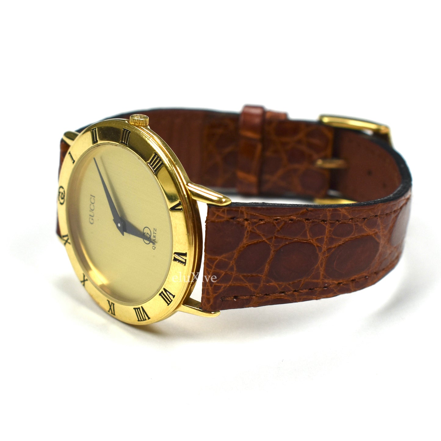 Gucci - 3000M Gold Champagne Dial Watch