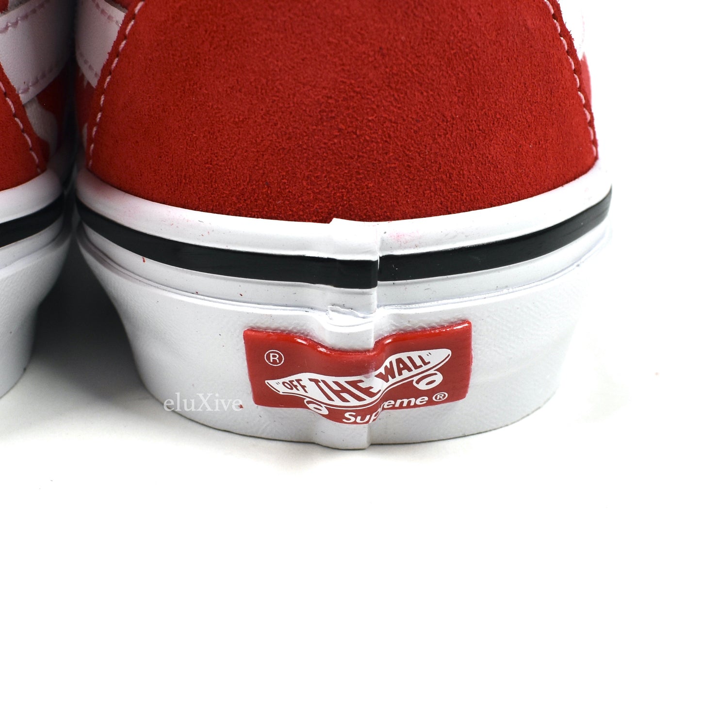 Supreme x Vans - Skate Grosso Mid S Monogram Sneakers (Red)