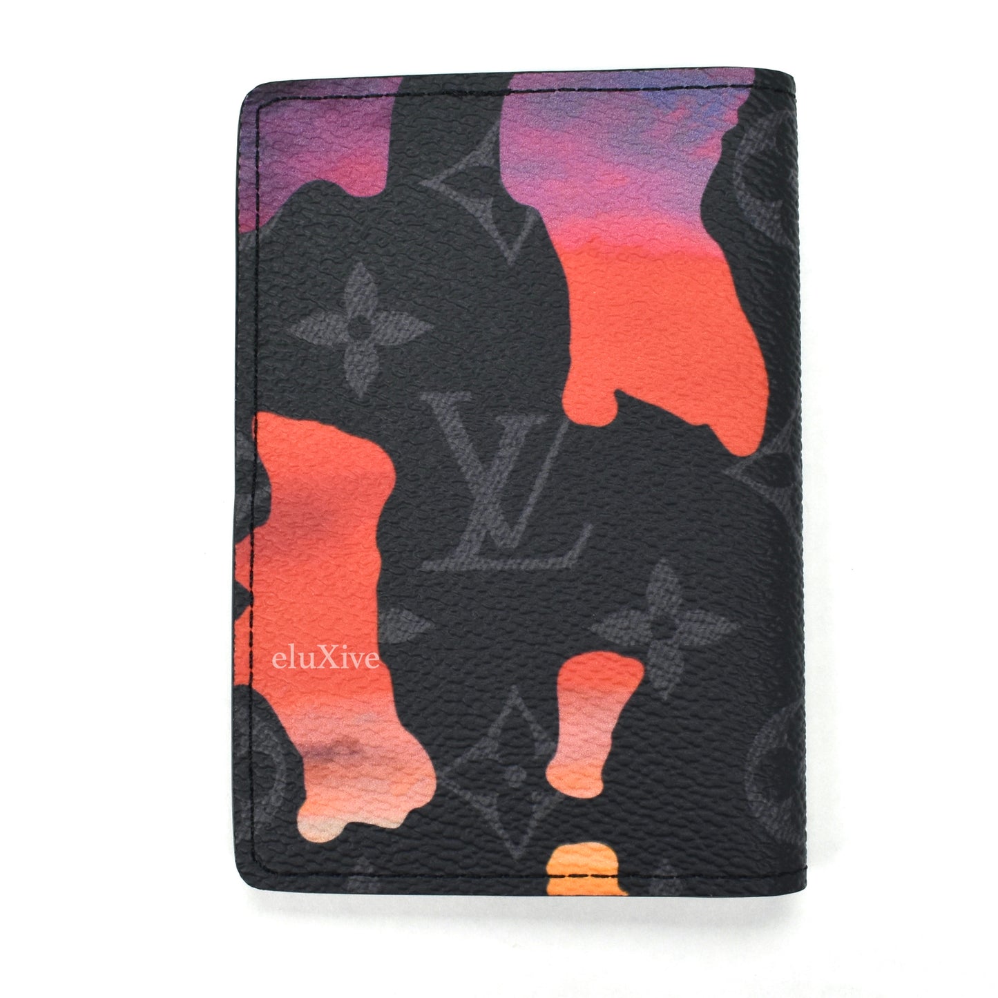 Louis Vuitton - Red Sunset Monogram Pocket Organizer Wallet