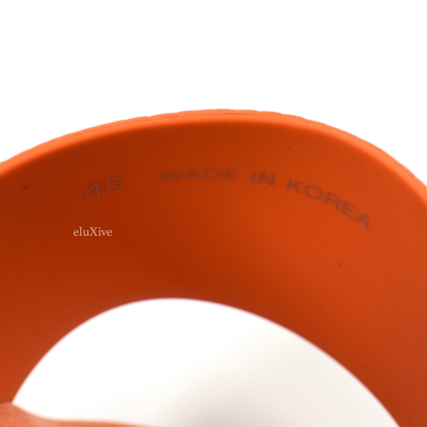 MCM - Persimmon Orange Monogram Logo Slides