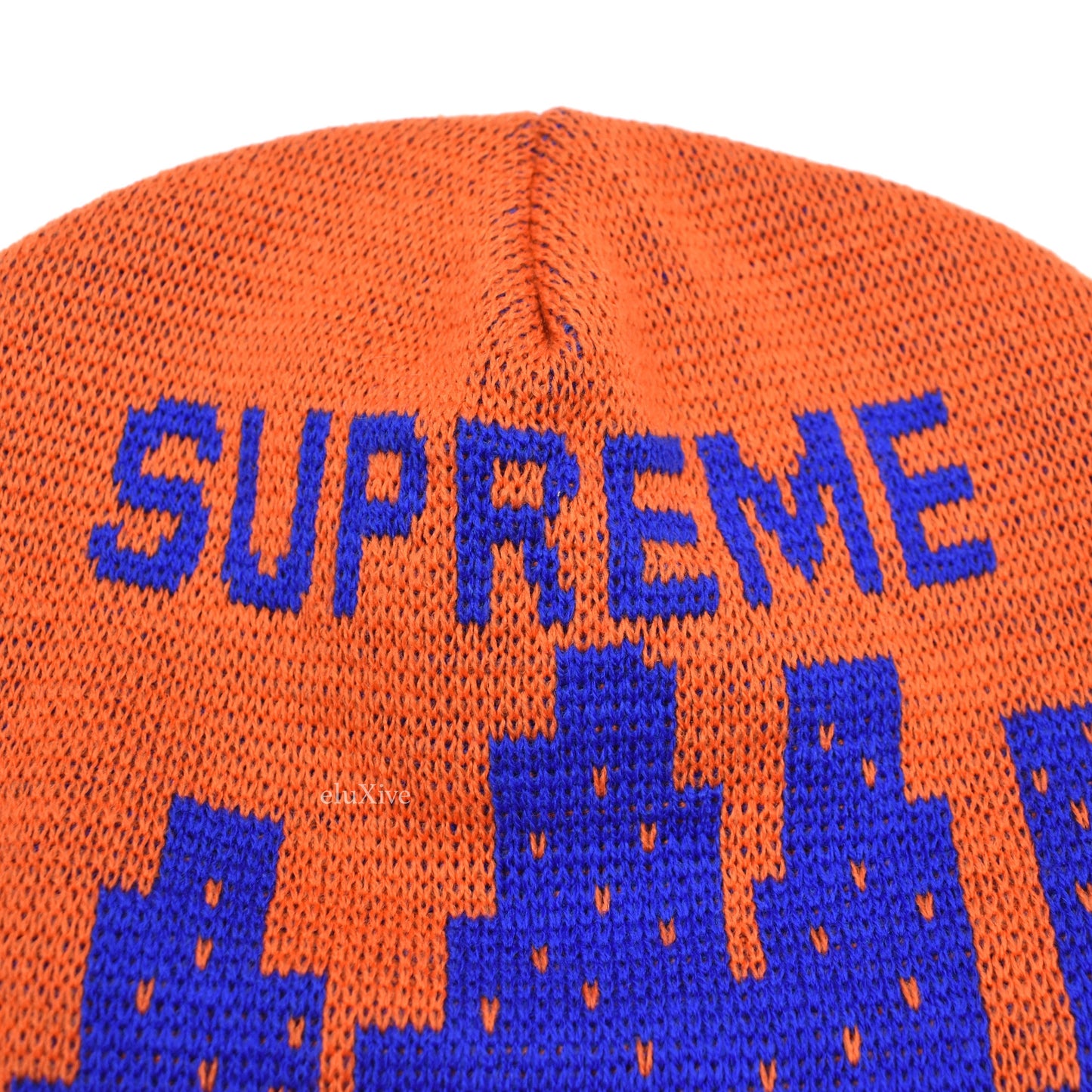 Supreme - New York Skyline Logo Beanie (Orange)