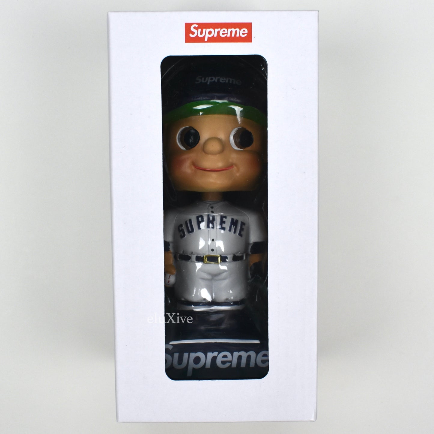 Supreme - Navy Box Logo Bobblehead