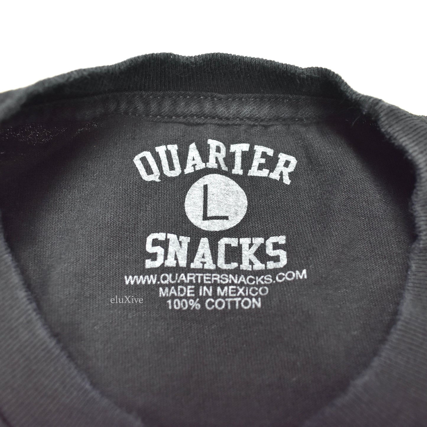 Quartersnacks - Fruit & Veggie Snackman Print T-Shirt (Black)