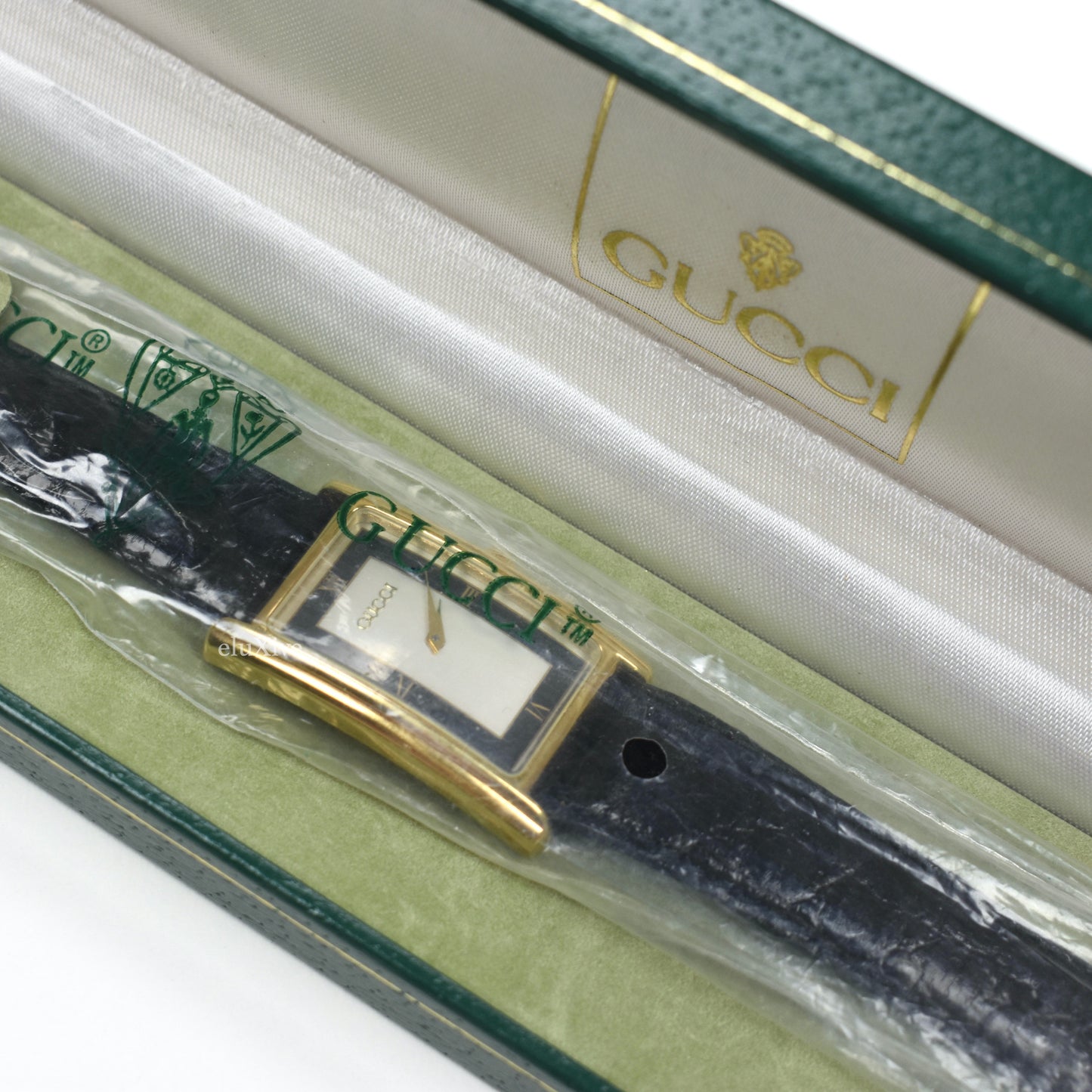 Gucci - 2600M Gold Tuxedo Dial Tank Watch