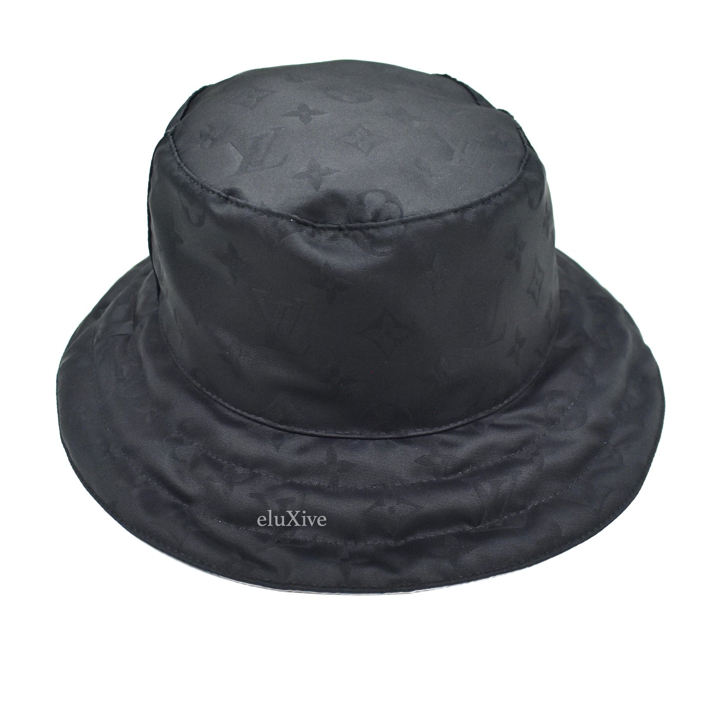 Louis Vuitton - Black Monogram Appearing Water Reactive Bucket Hat