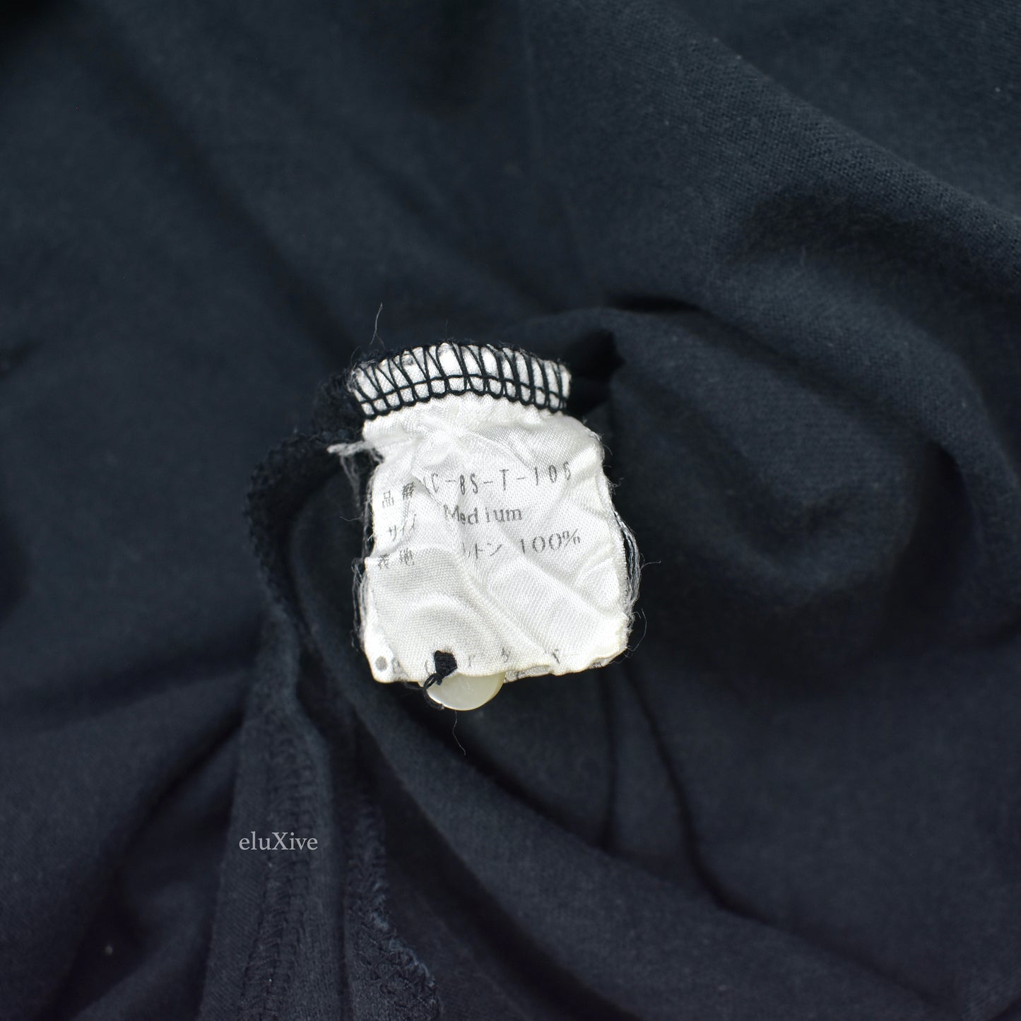Undercover - SS98 ' Wet Summer' Black Polo Shirt