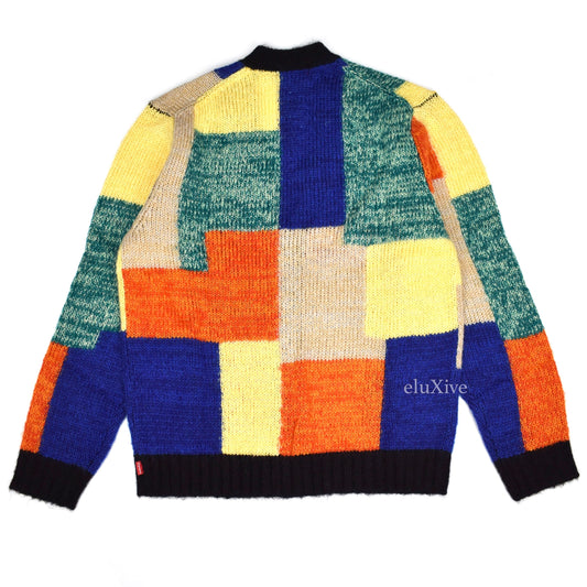 Supreme - Patchwork Mohair Cardigan