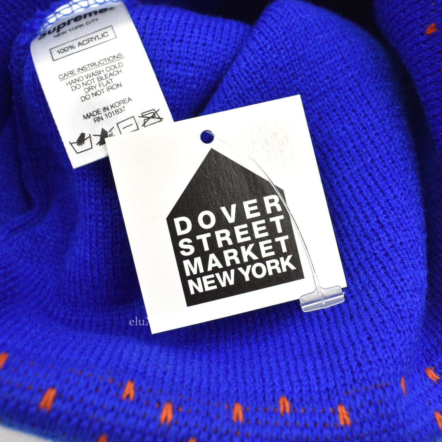 Supreme - New York Skyline Logo Beanie (Orange)