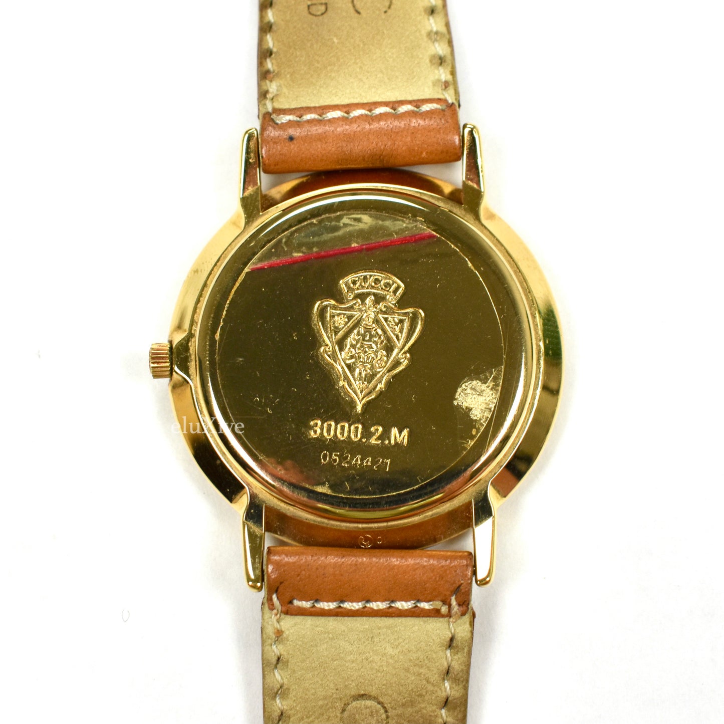 Gucci - 3000M Gold Cream Dial Watch