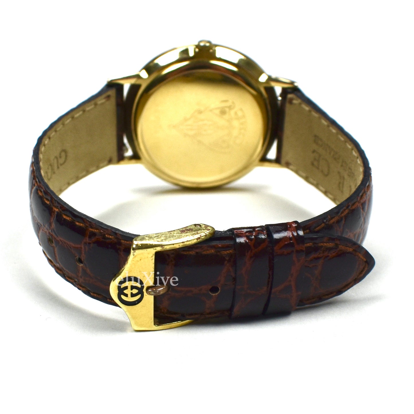Gucci - 3000M Gold Web Stripe Watch