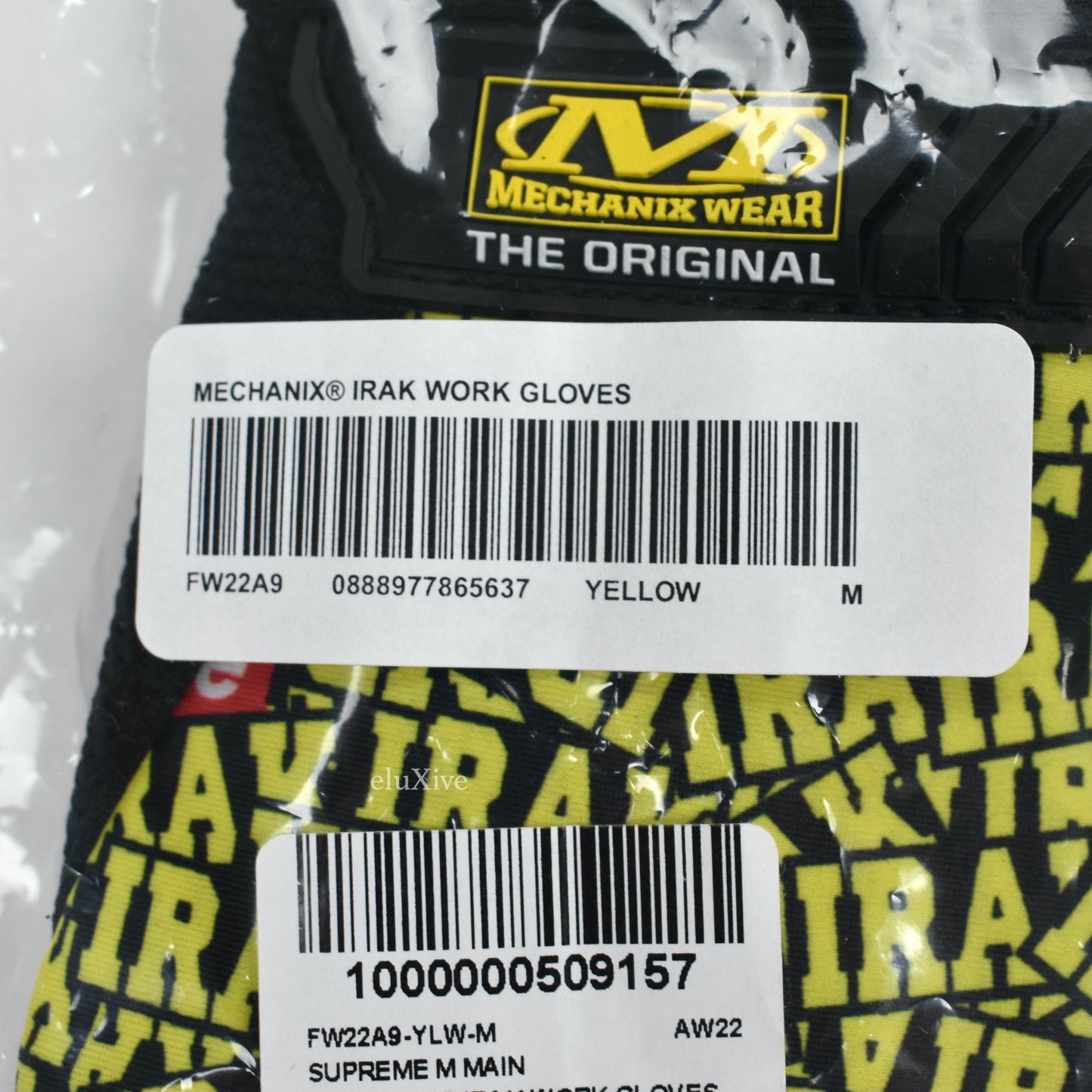 Supreme x IRAK - Allover Logo Print Mechanix Gloves