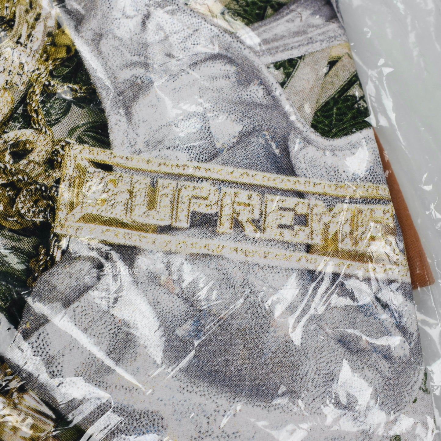 Supreme - Burnt Orange Bling Logo T-Shirt (SS20)