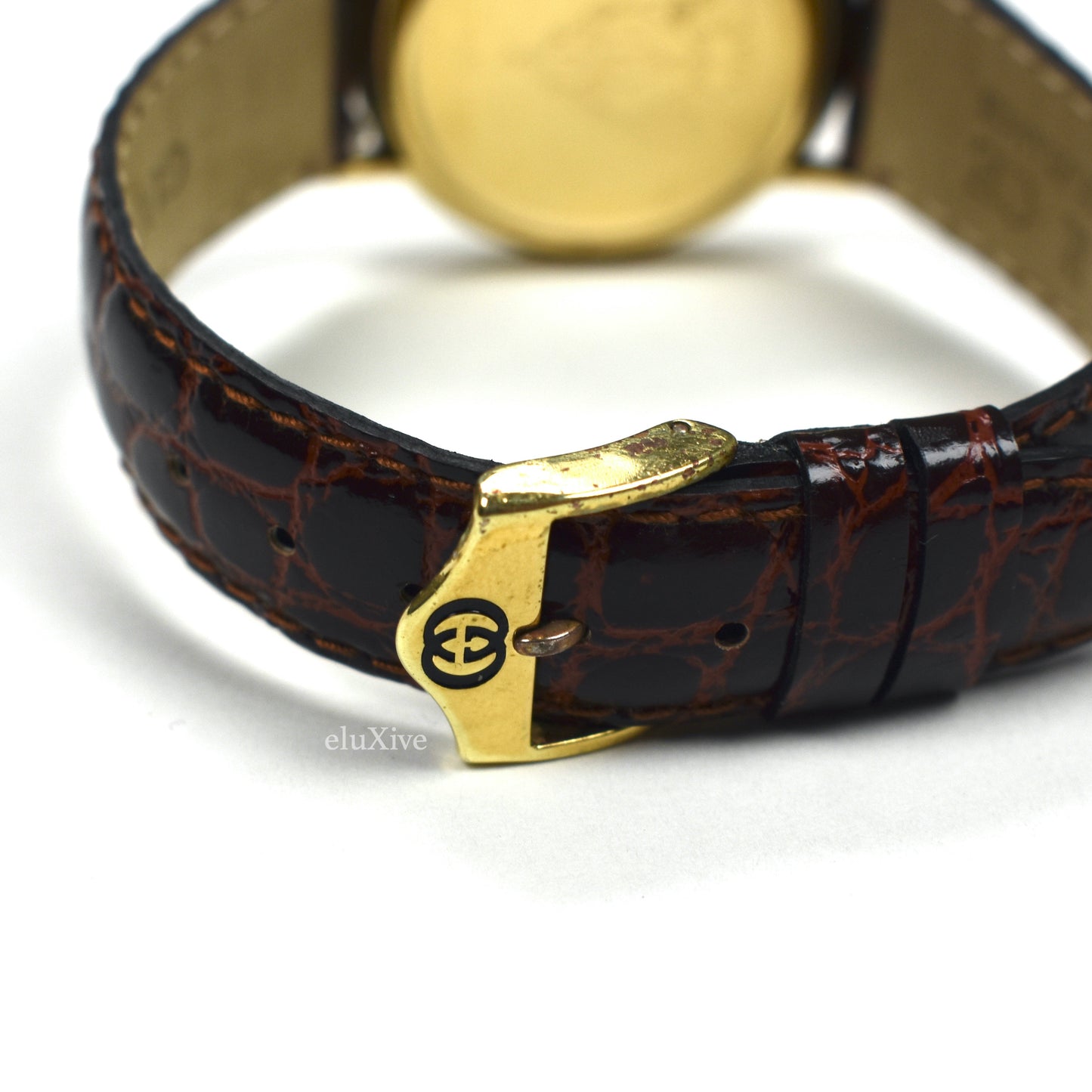 Gucci - 3000M Gold Web Stripe Watch