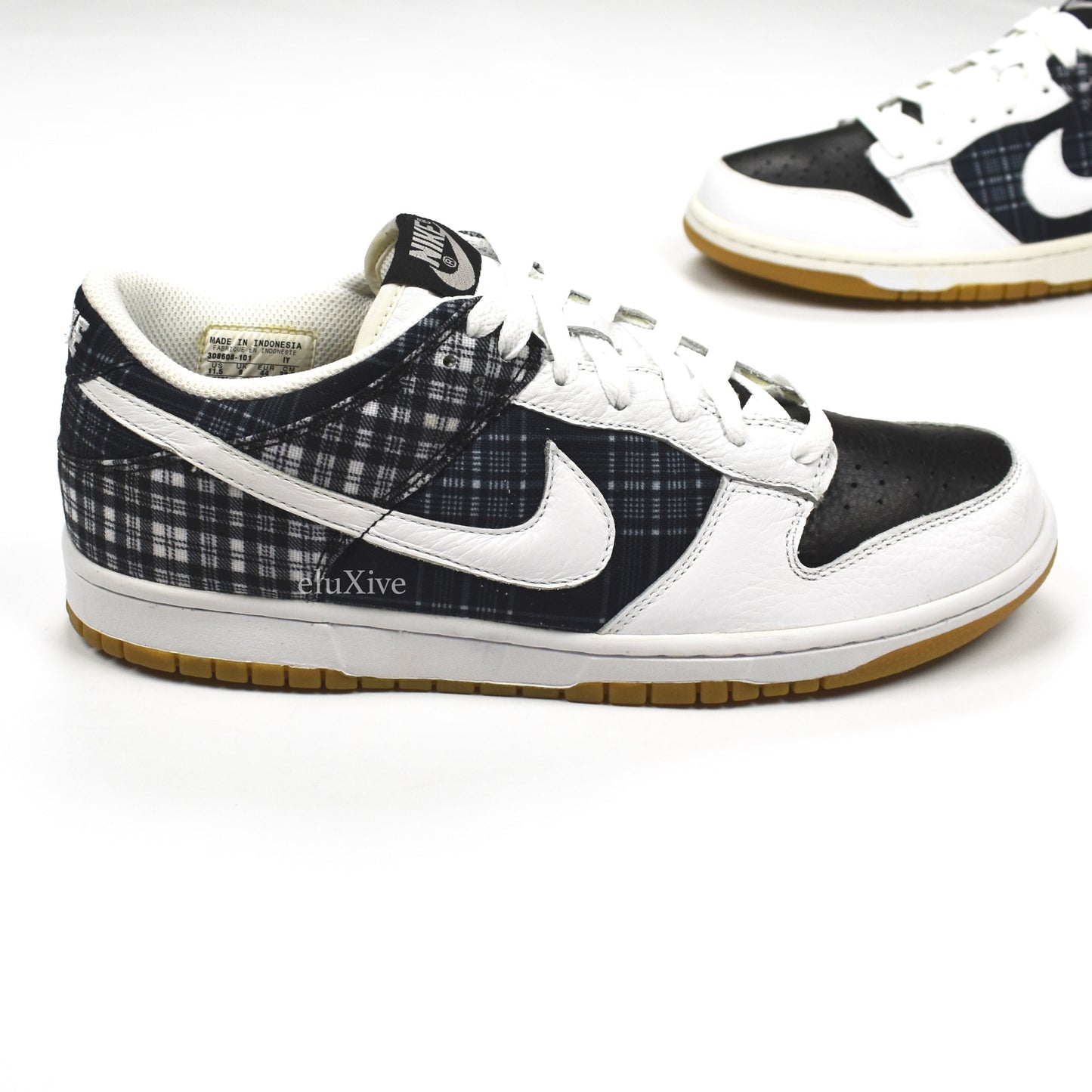 Nike - Dunk Low 'Black/White Plaid'