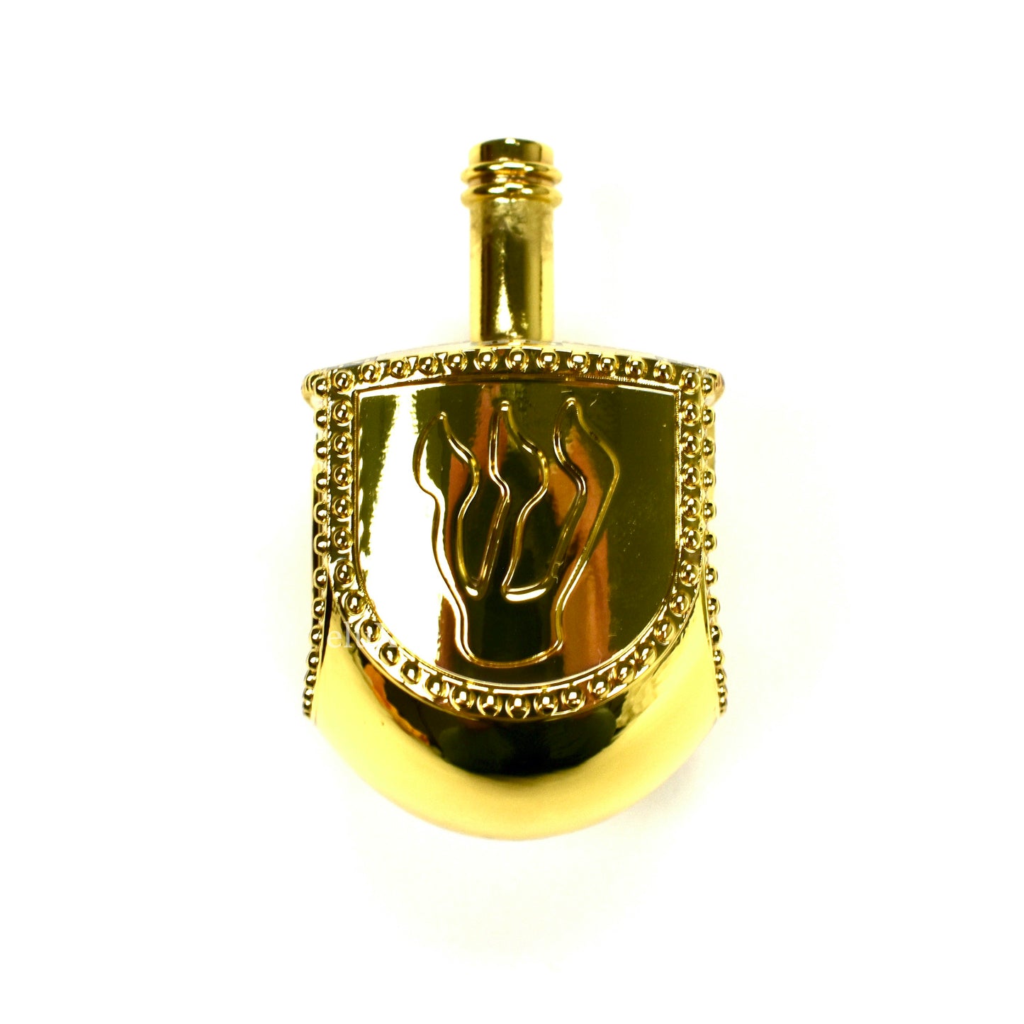 Kith - Gold Metal Logo Engraved Hanukkah Dreidel