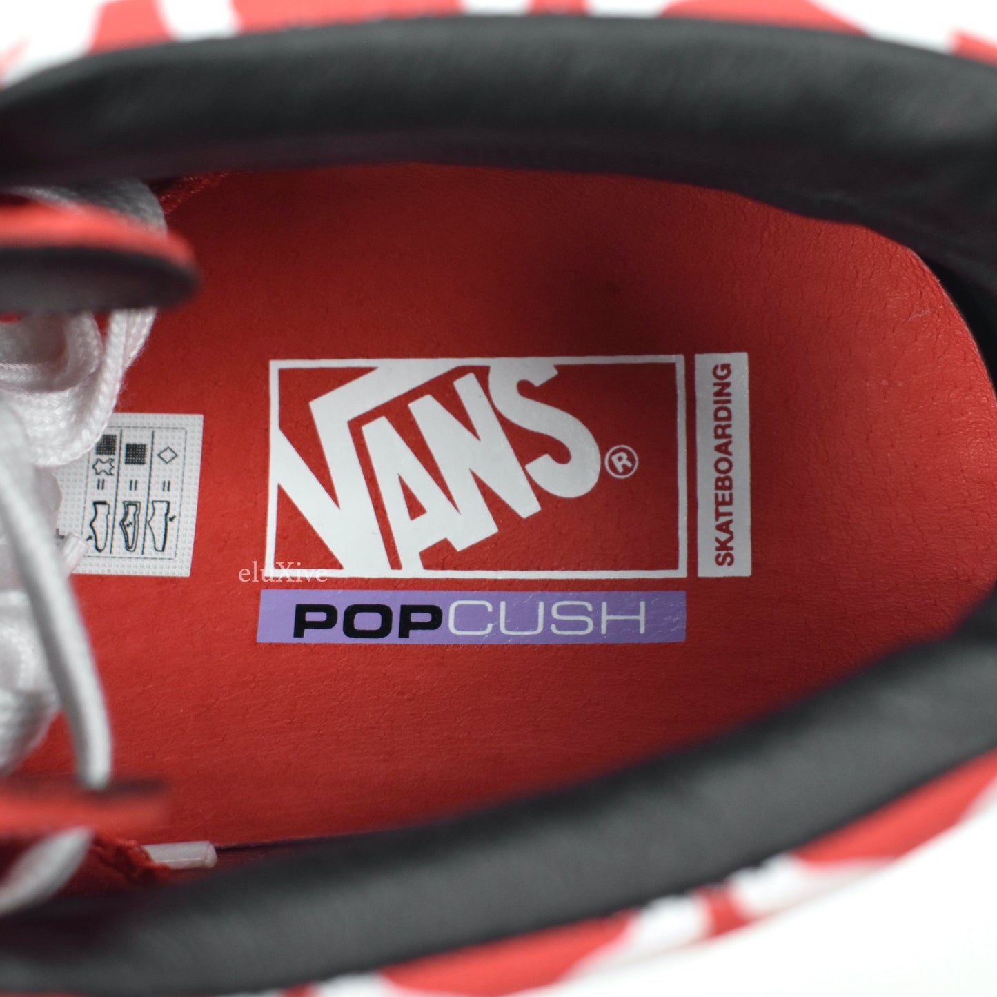 Supreme x Vans - Skate Grosso Mid S Monogram Sneakers (Red)
