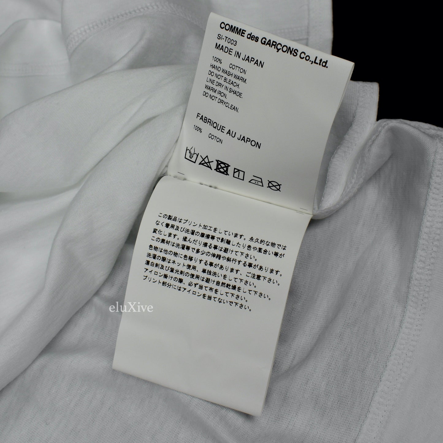 Comme des Garcons x Medicom - CDG Bearbrick Logo L/S T-Shirt (White)