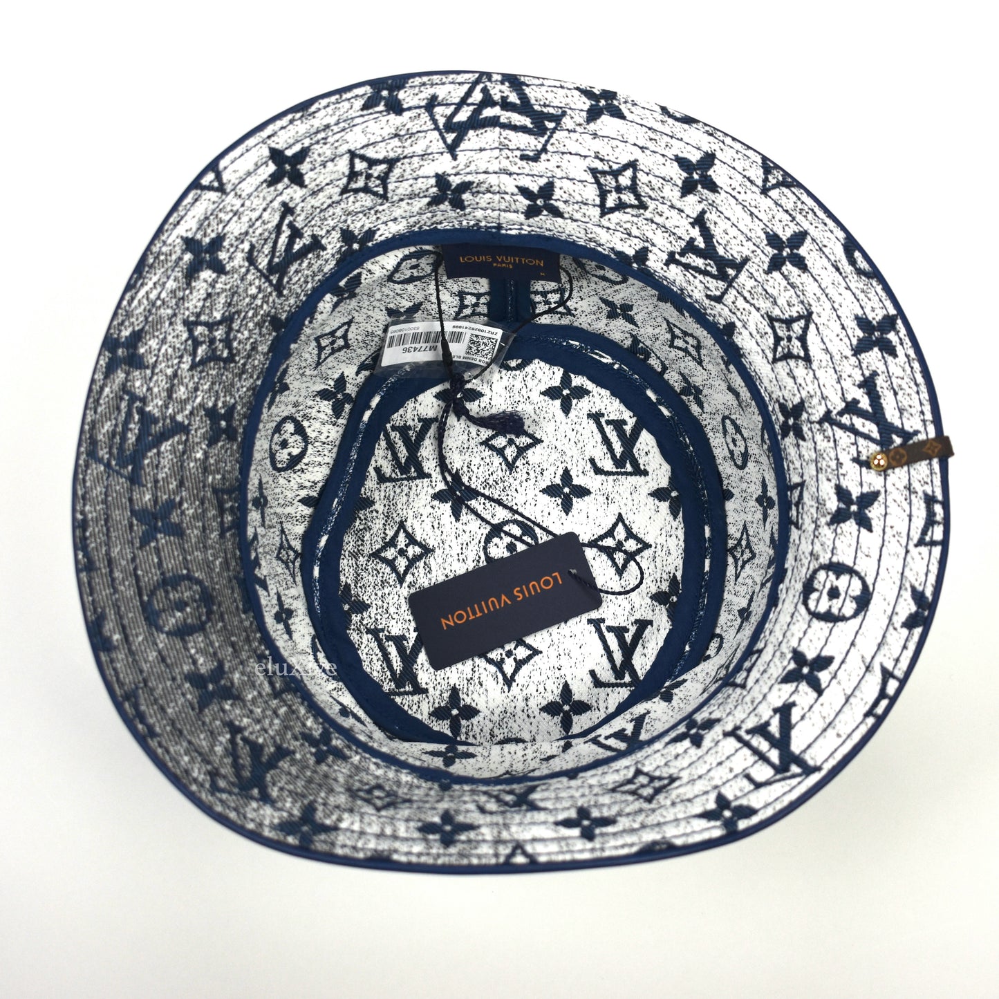 Louis Vuitton - Blue Monogram Fade Bucket Hat