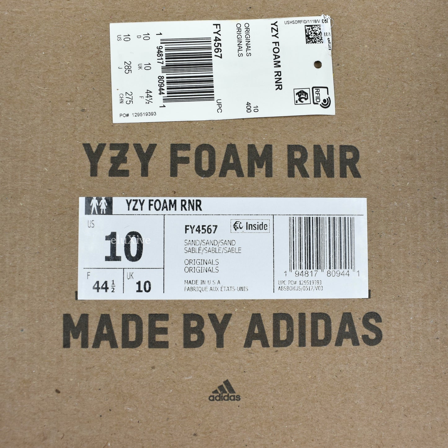Adidas - Kanye West - Yeezy Foam RNR 'Sand'