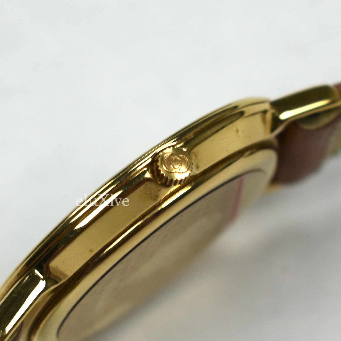 Gucci - 3000M Gold Cream Dial Watch