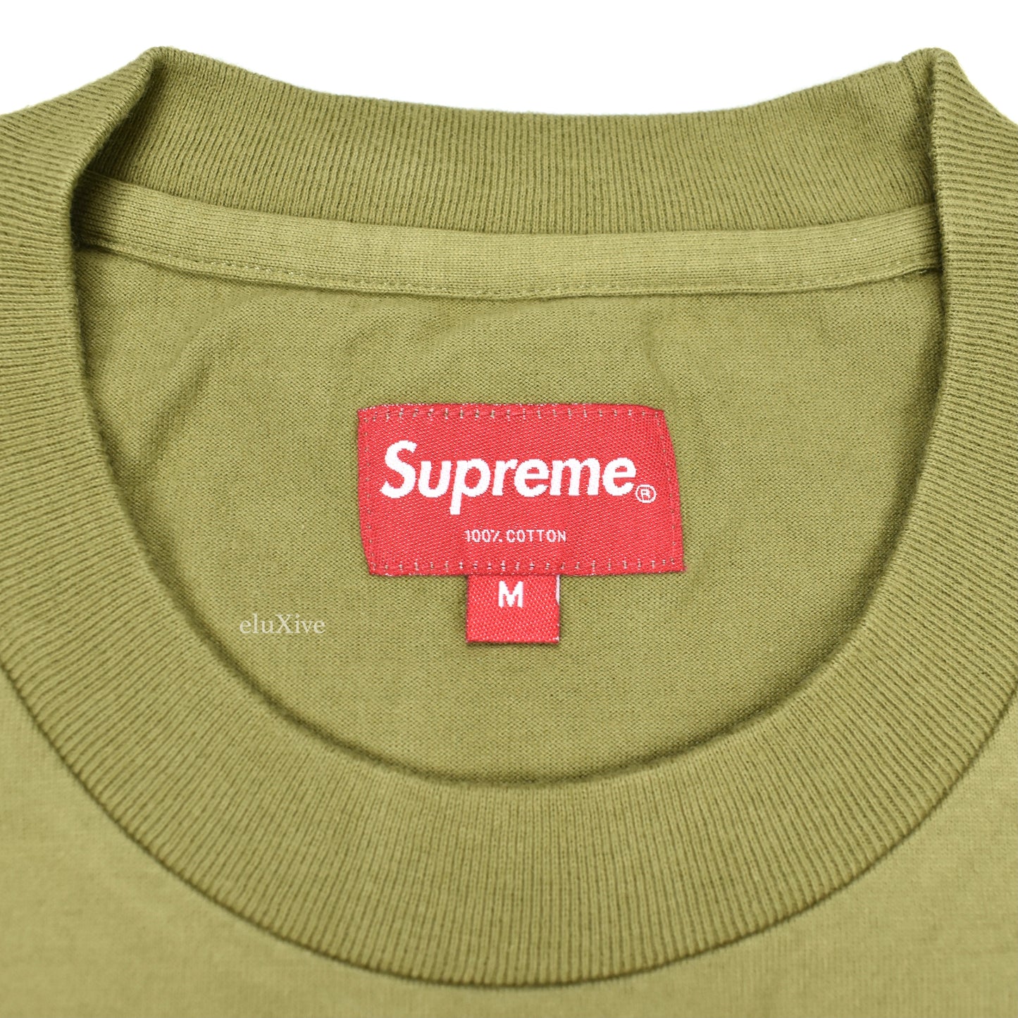 Supreme - Olive 'Truth' Embroidered L/S T-Shirt