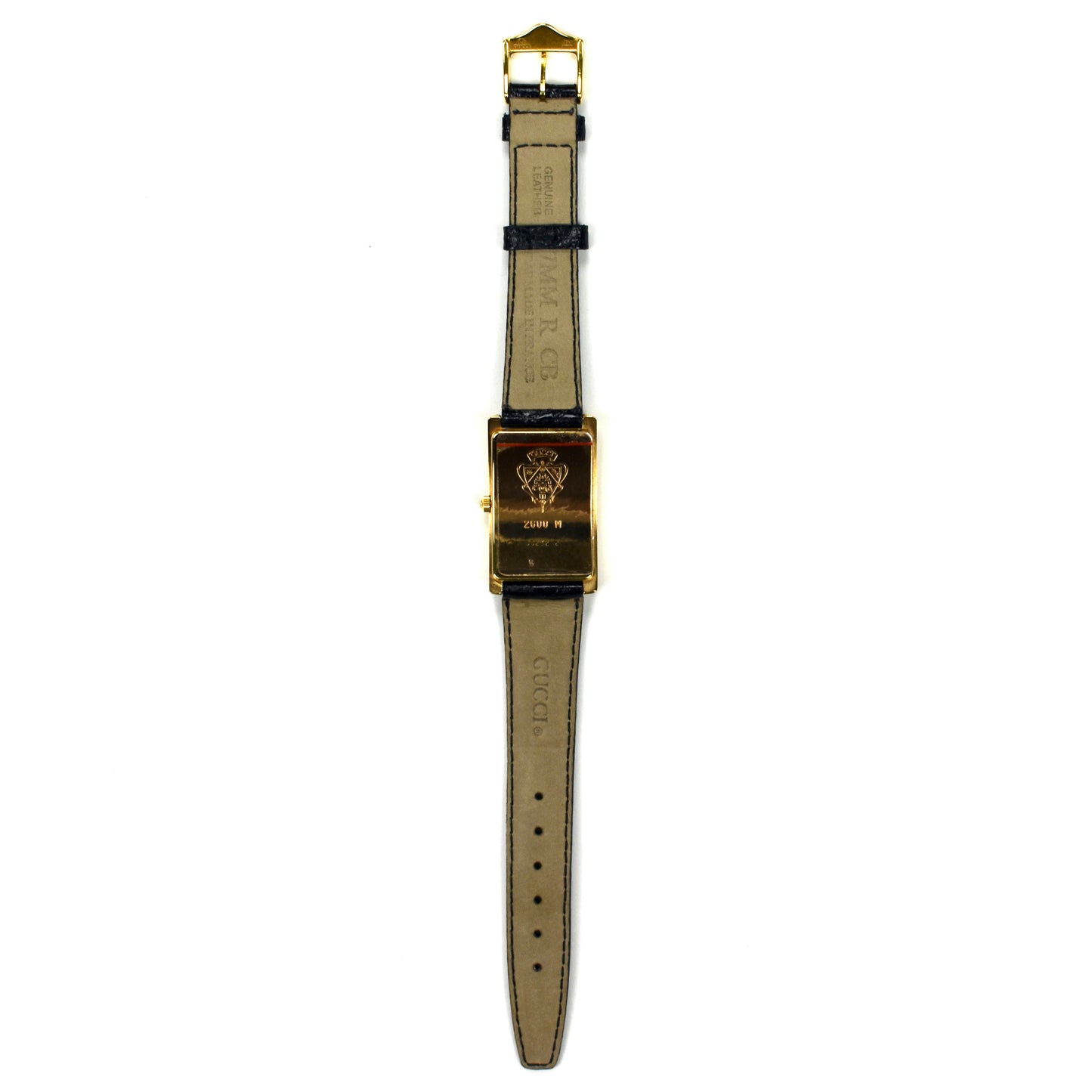 Gucci - 2600M Gold Tuxedo Dial Tank Watch