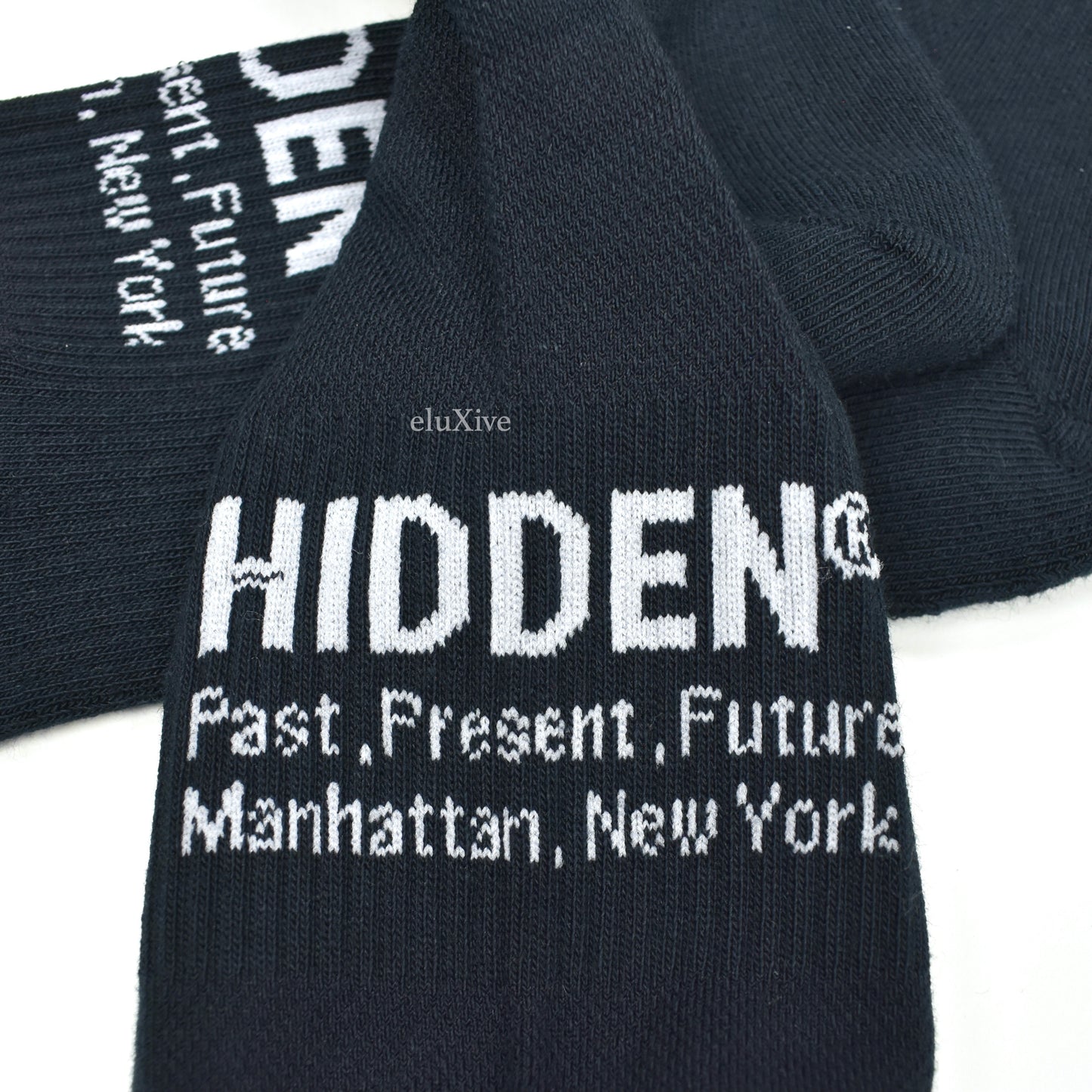 Hidden NY x Needles - Logo Knit Socks (Black)