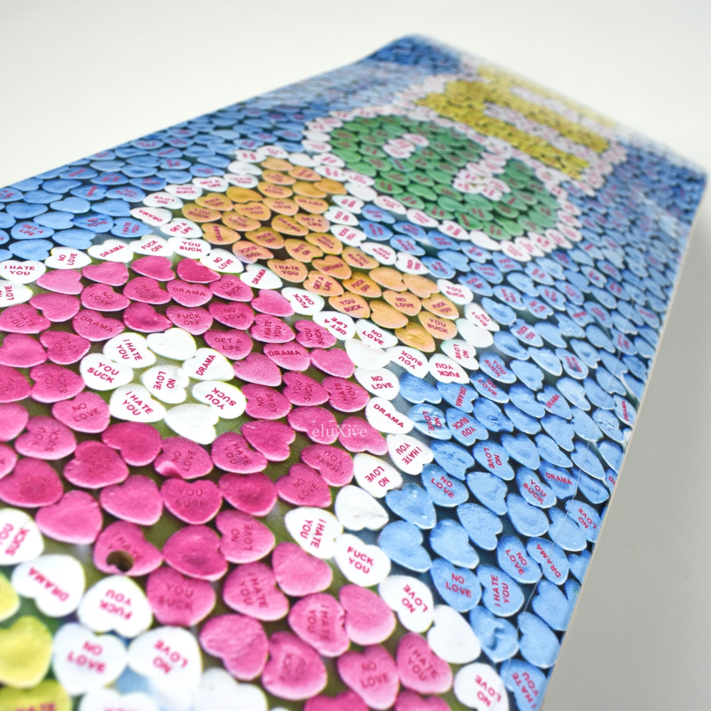 Supreme - Candy Hearts Logo Print Skateboard Deck (Blue)