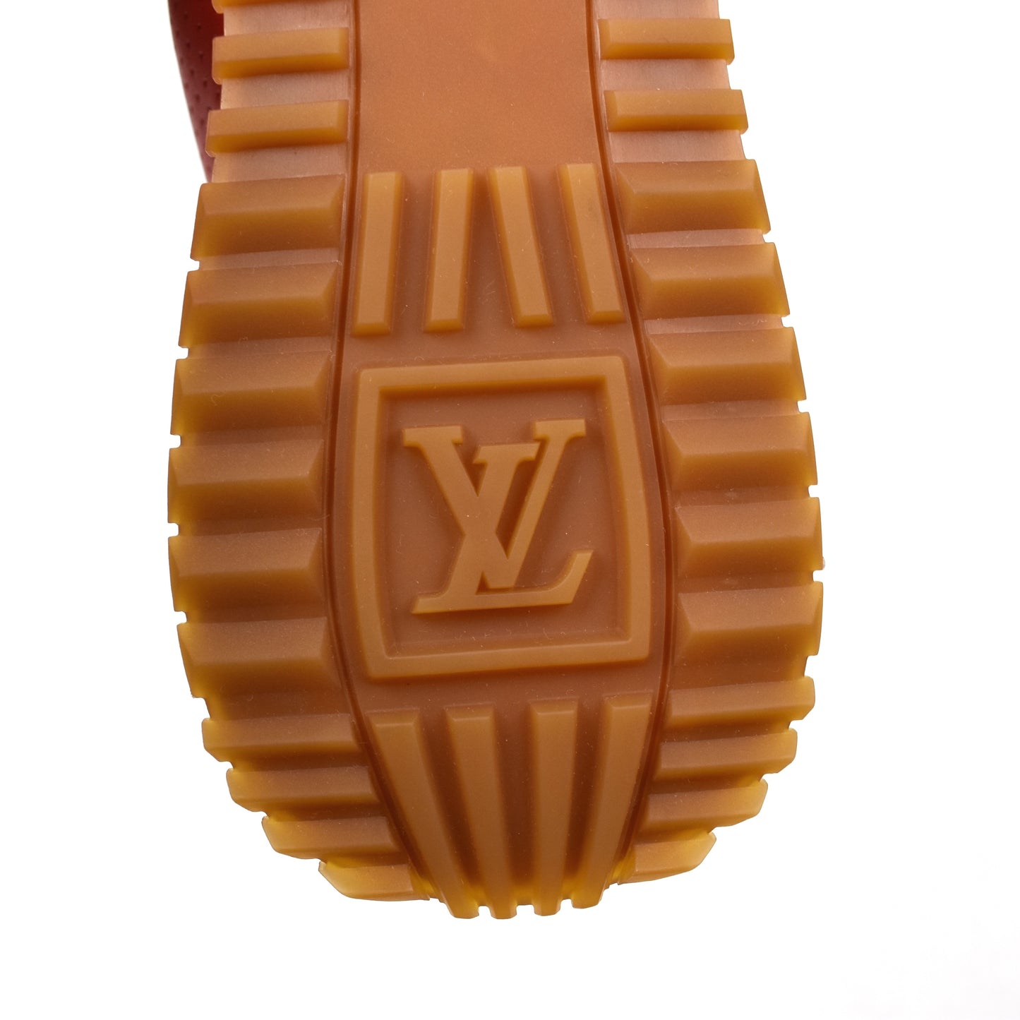 Louis Vuitton x Supreme - Red Leather Run Away Sneakers