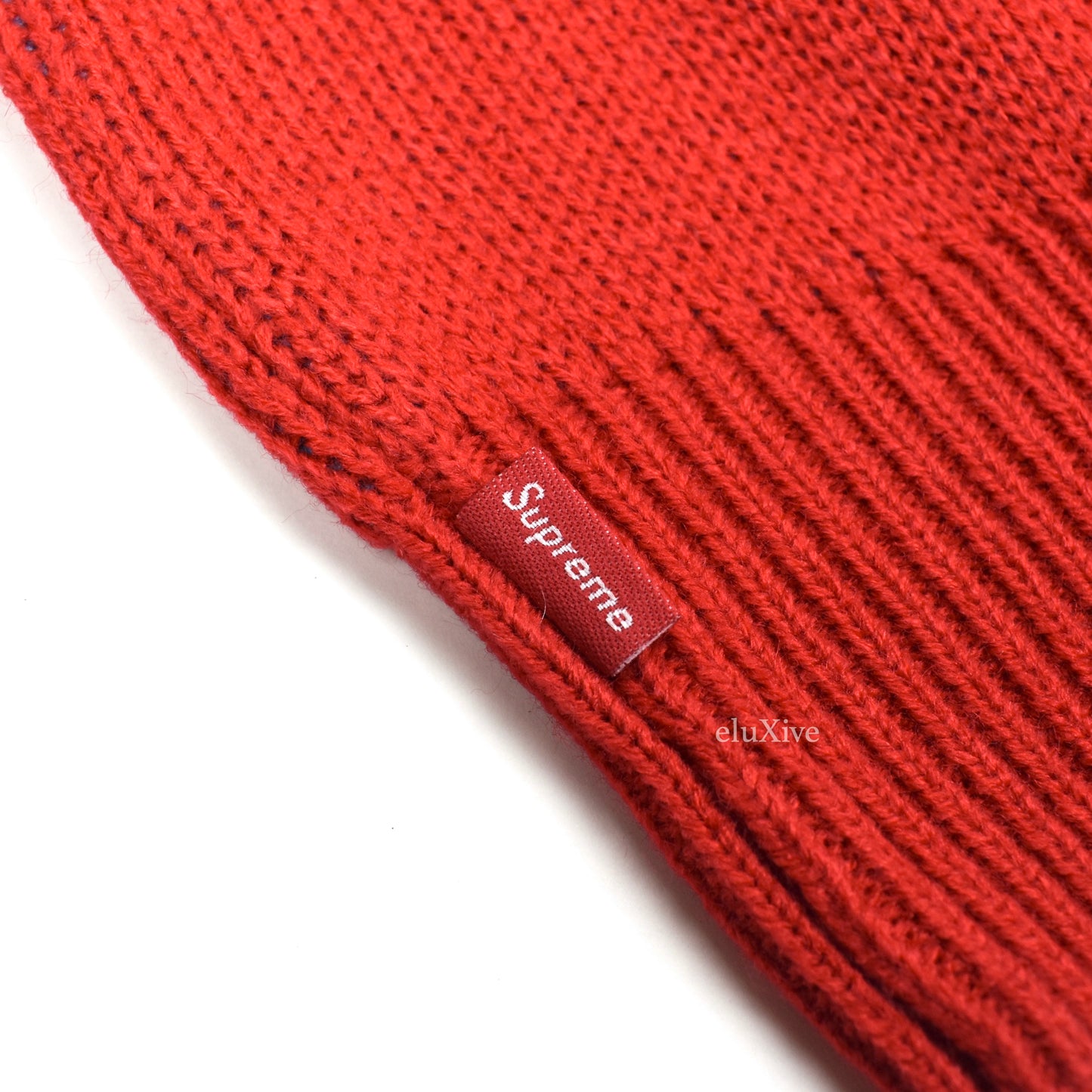 Supreme x Thrasher - Red Jacquard Knit Logo Sweater