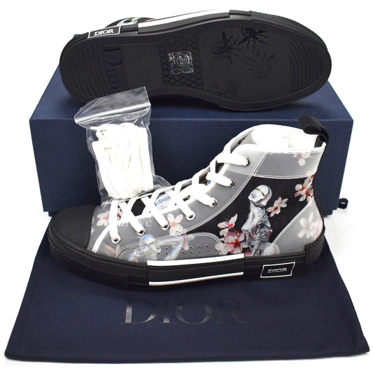 Dior x Sorayama - Robot Print B23 Monogram Sneakers (Black)