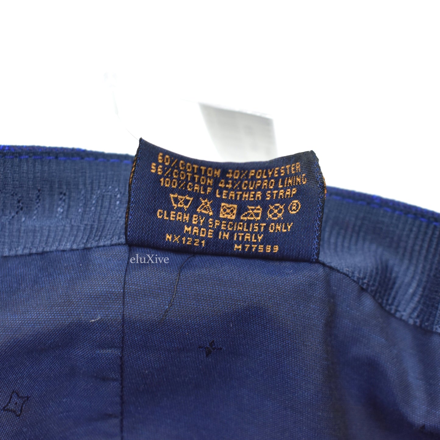 Louis Vuitton - Navy Blue Monogram Denim Hat