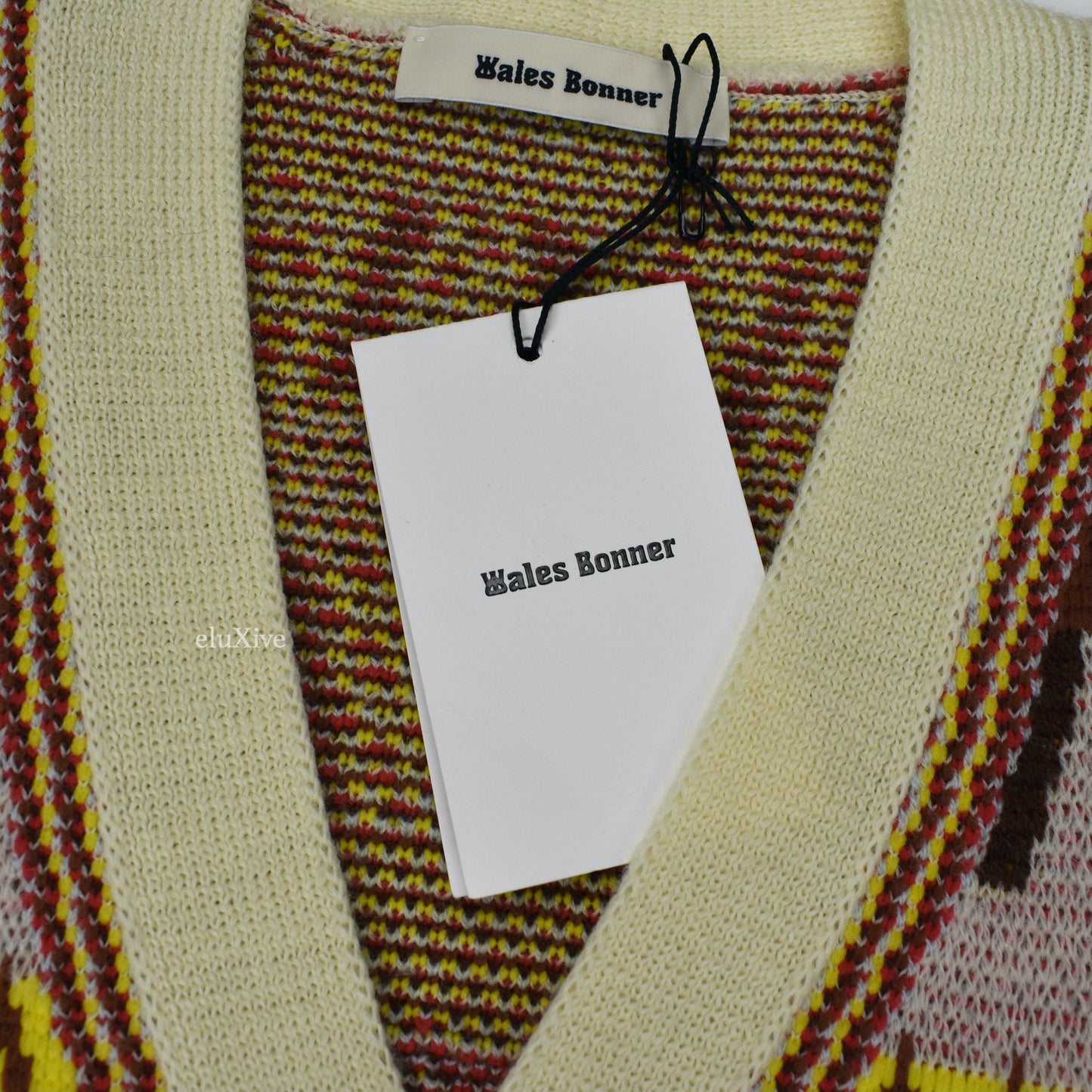 Wales Bonner - Fair Isle Knit Merino Wool Cardigan