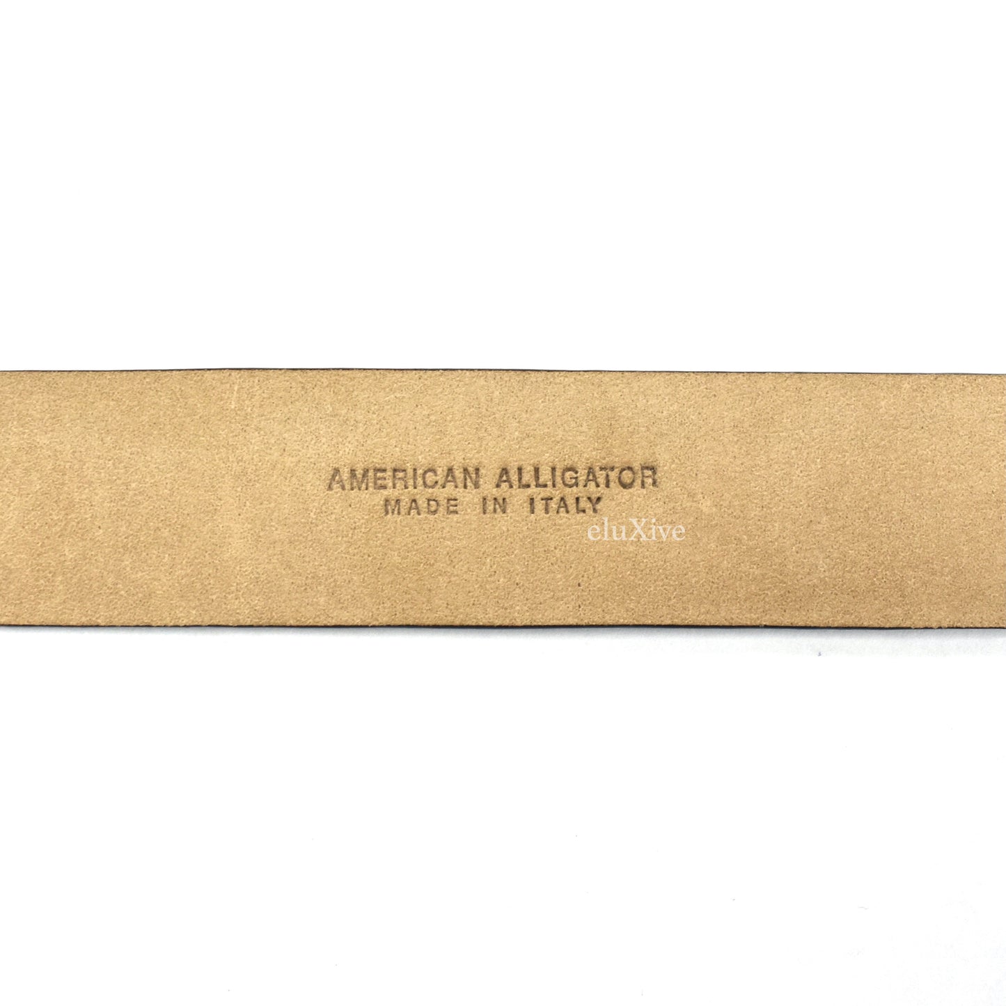 Brooks Brothers - Brown Genuine Alligator Exotic Belt Strap