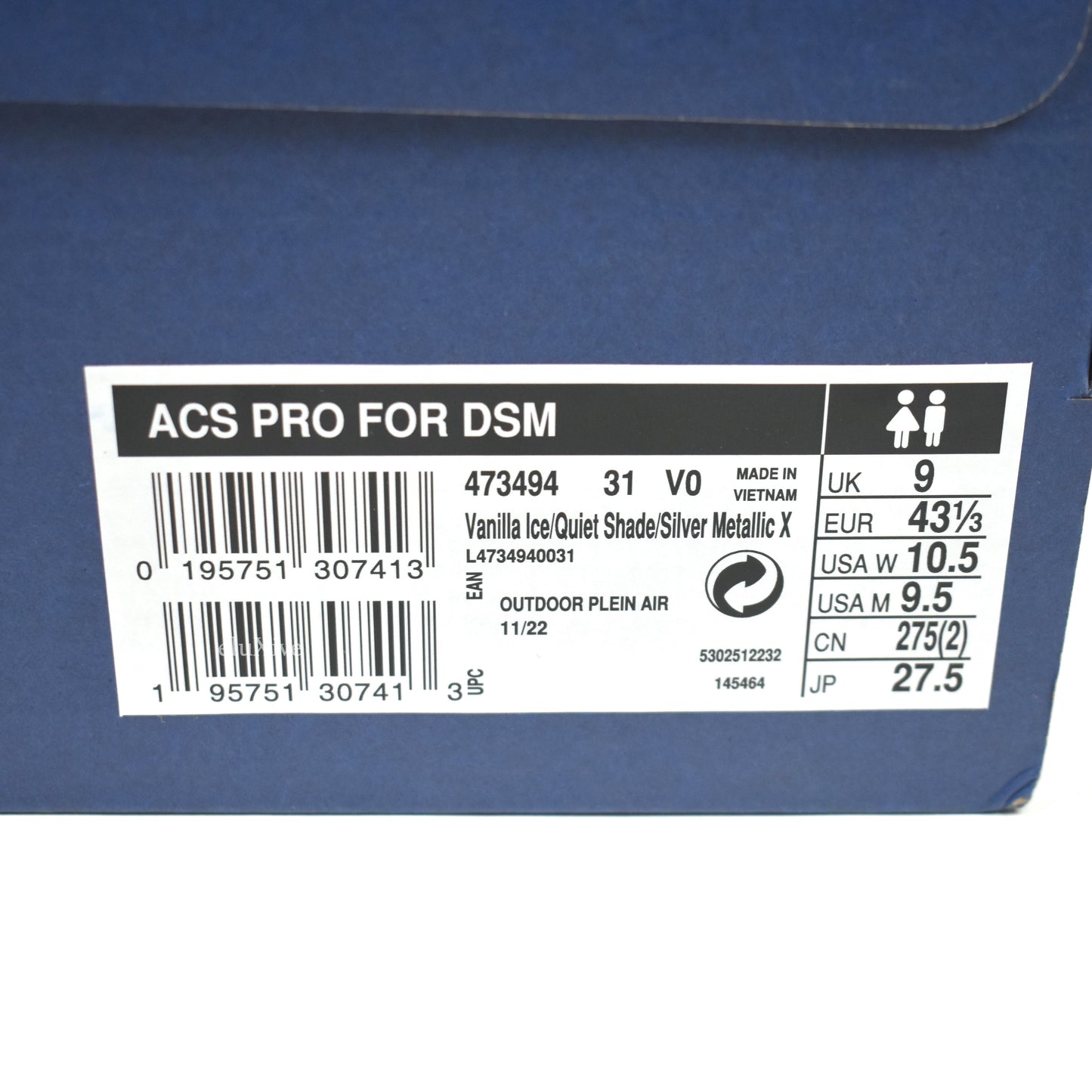 Salomon x DSM - ACS Pro Hiking Sneaker (Vanilla Ice/Black)