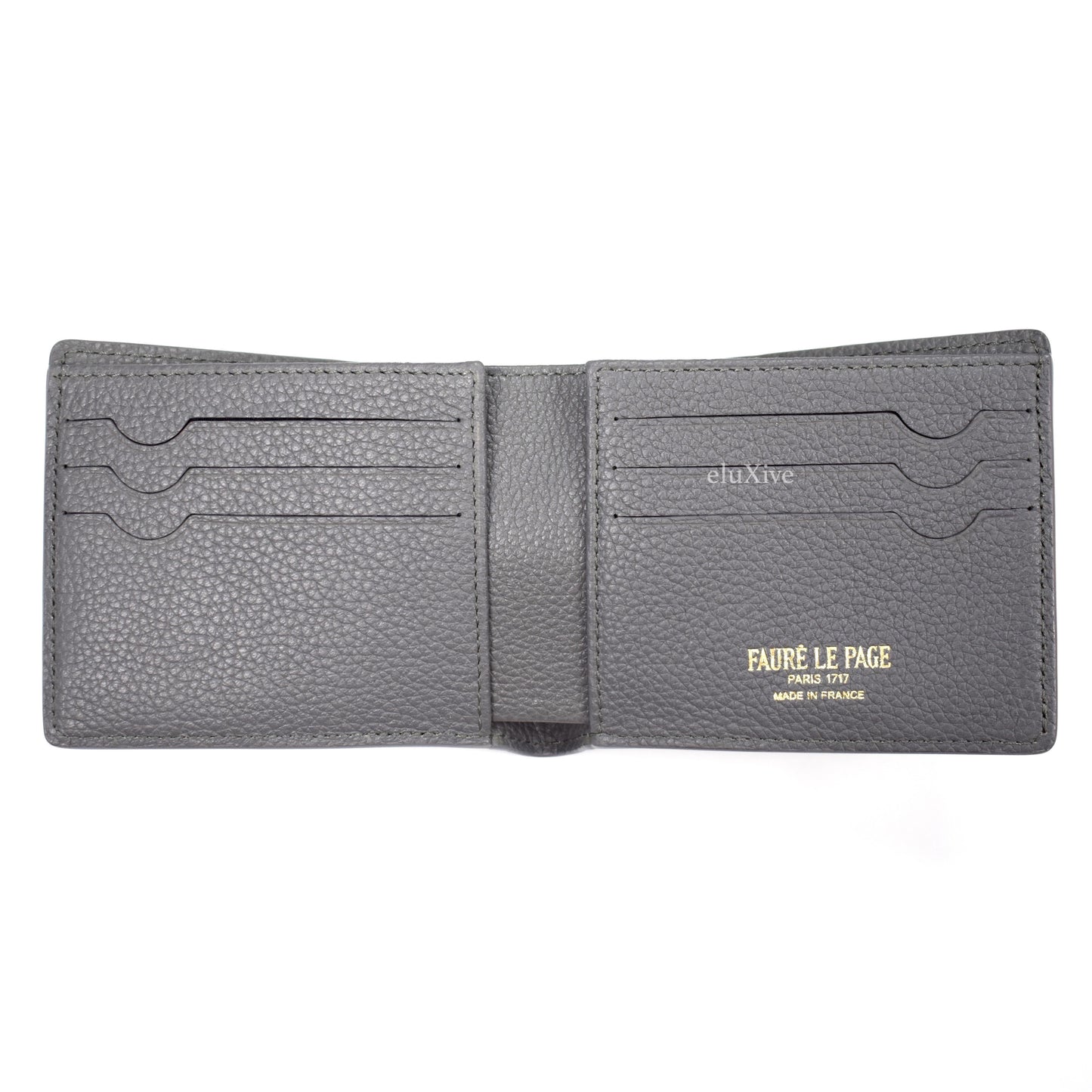 Faure Le Page - Steel Gray / Yellow 6CC Bifold Wallet (2019)