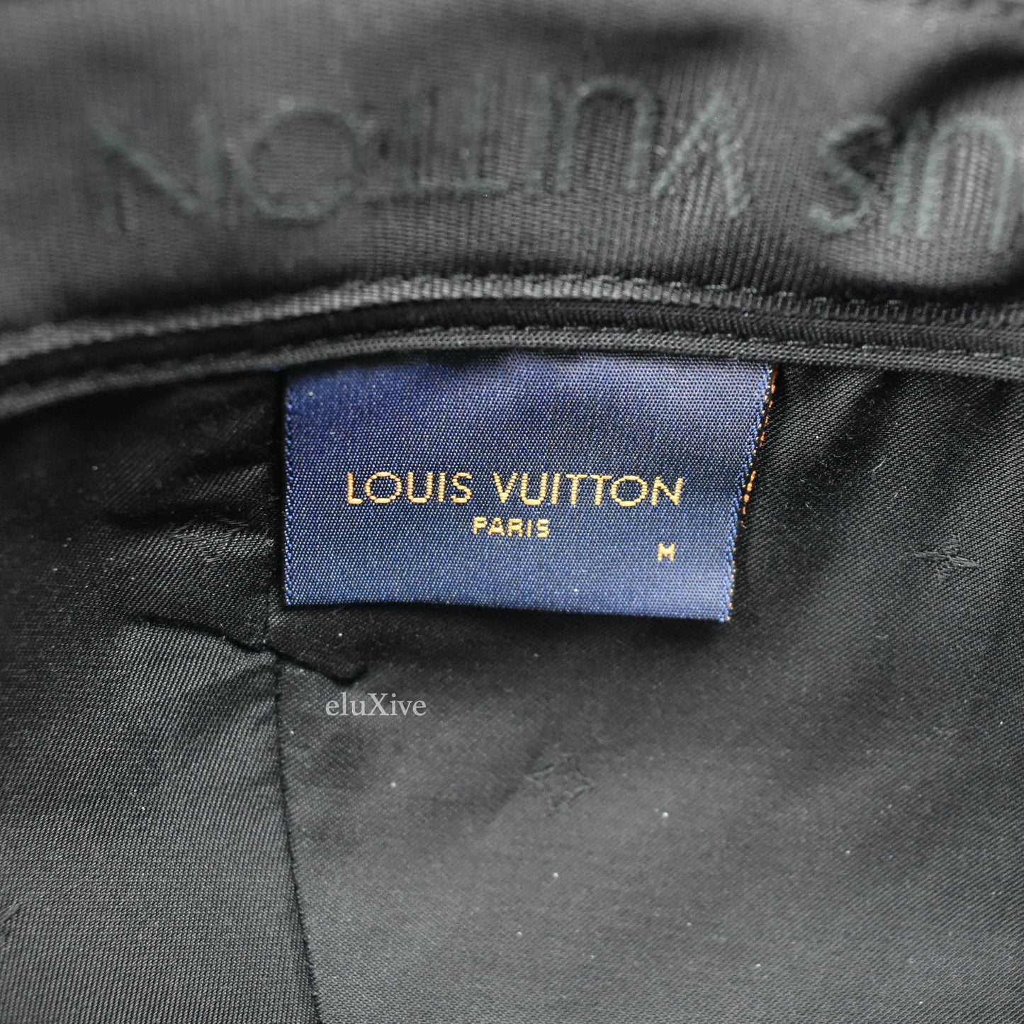 Louis Vuitton - Black Woven Flowers Monogram Hat