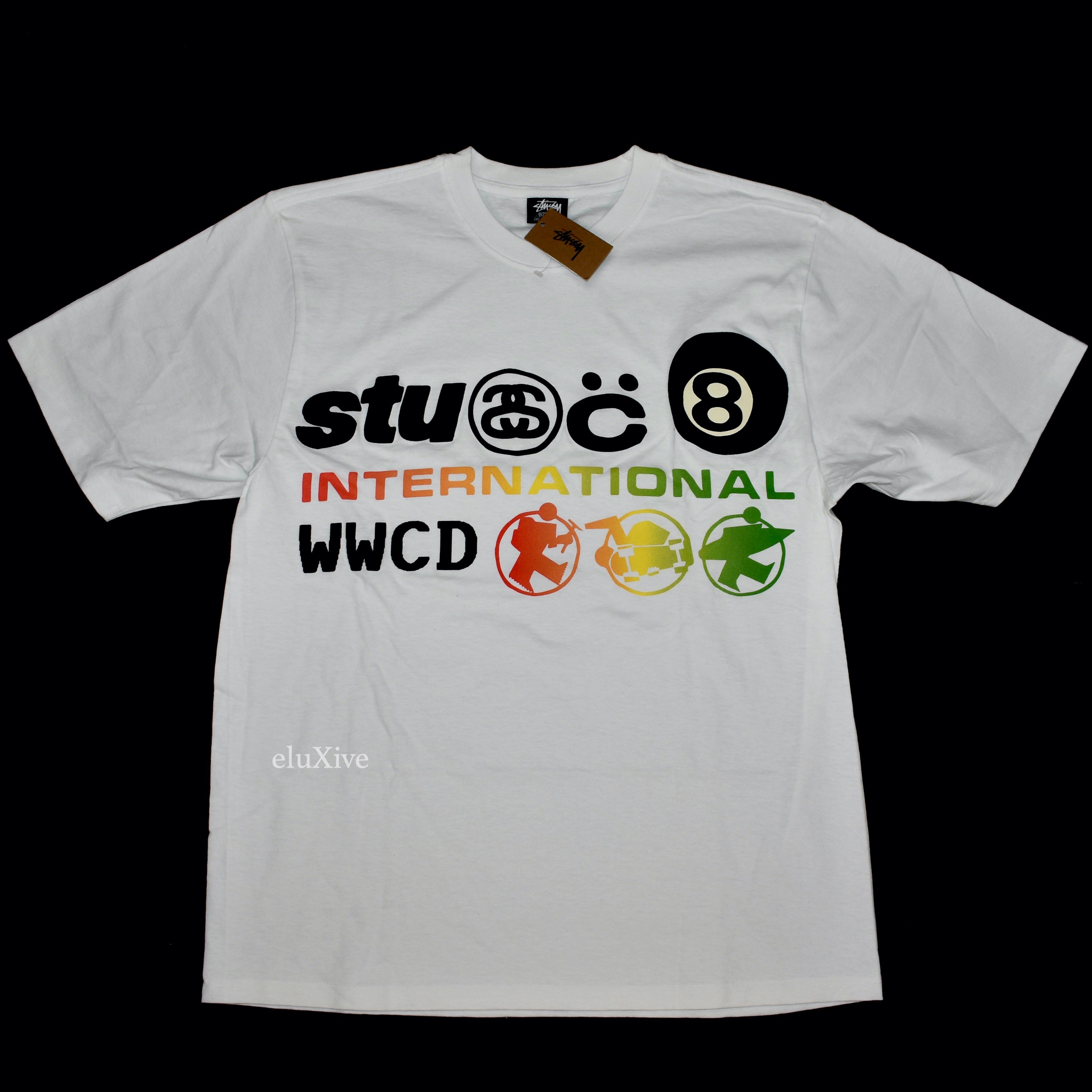 Cactus Plant Flea Market x Stussy - CPFM International Logo T-Shirt –  eluXive