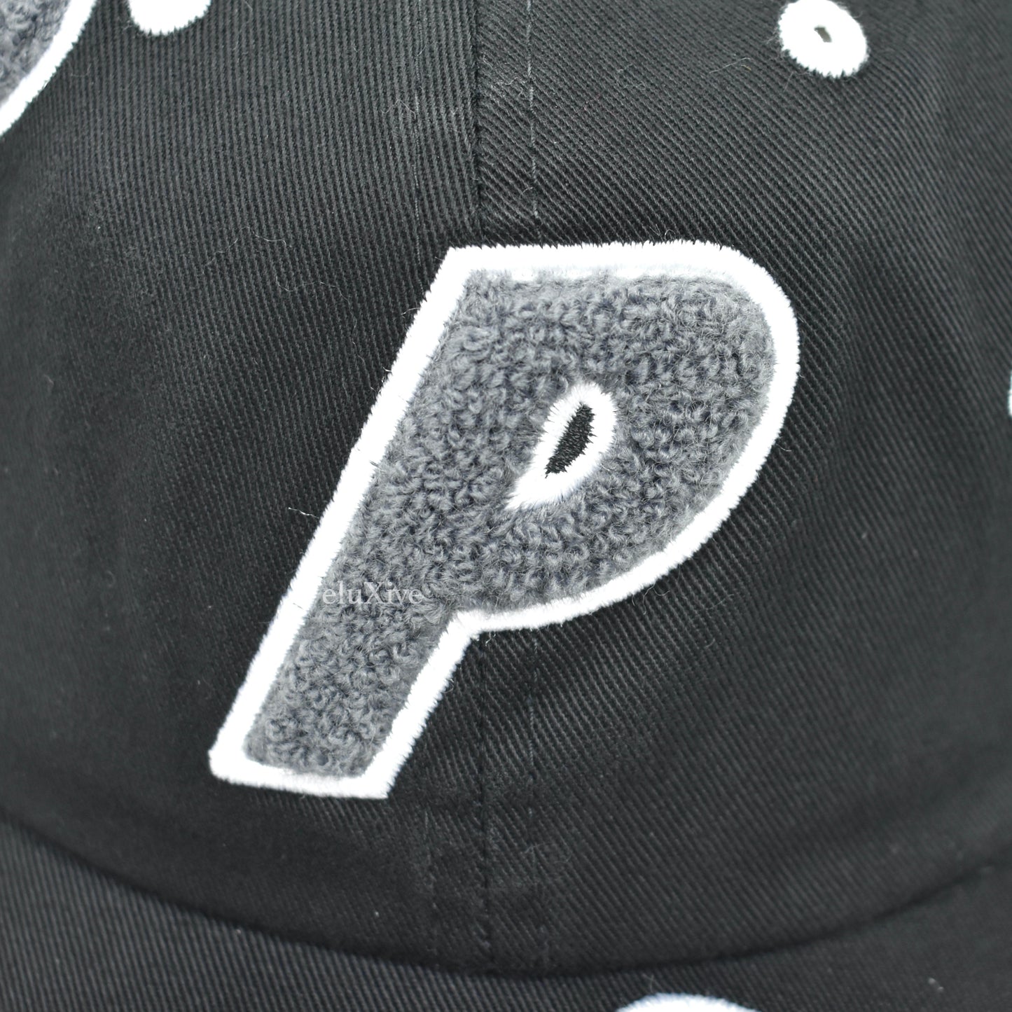 Palace - Chenille Multi P Logo Hat (Black)