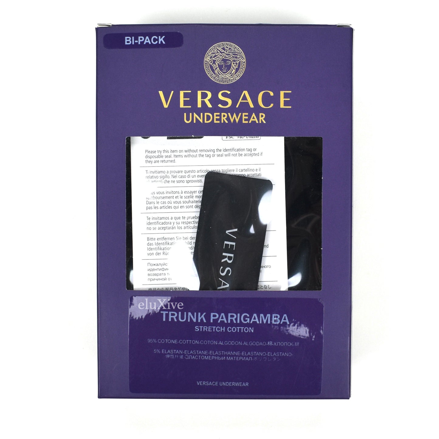 Versace - Black Logo Boxer Briefs (2-Pack)