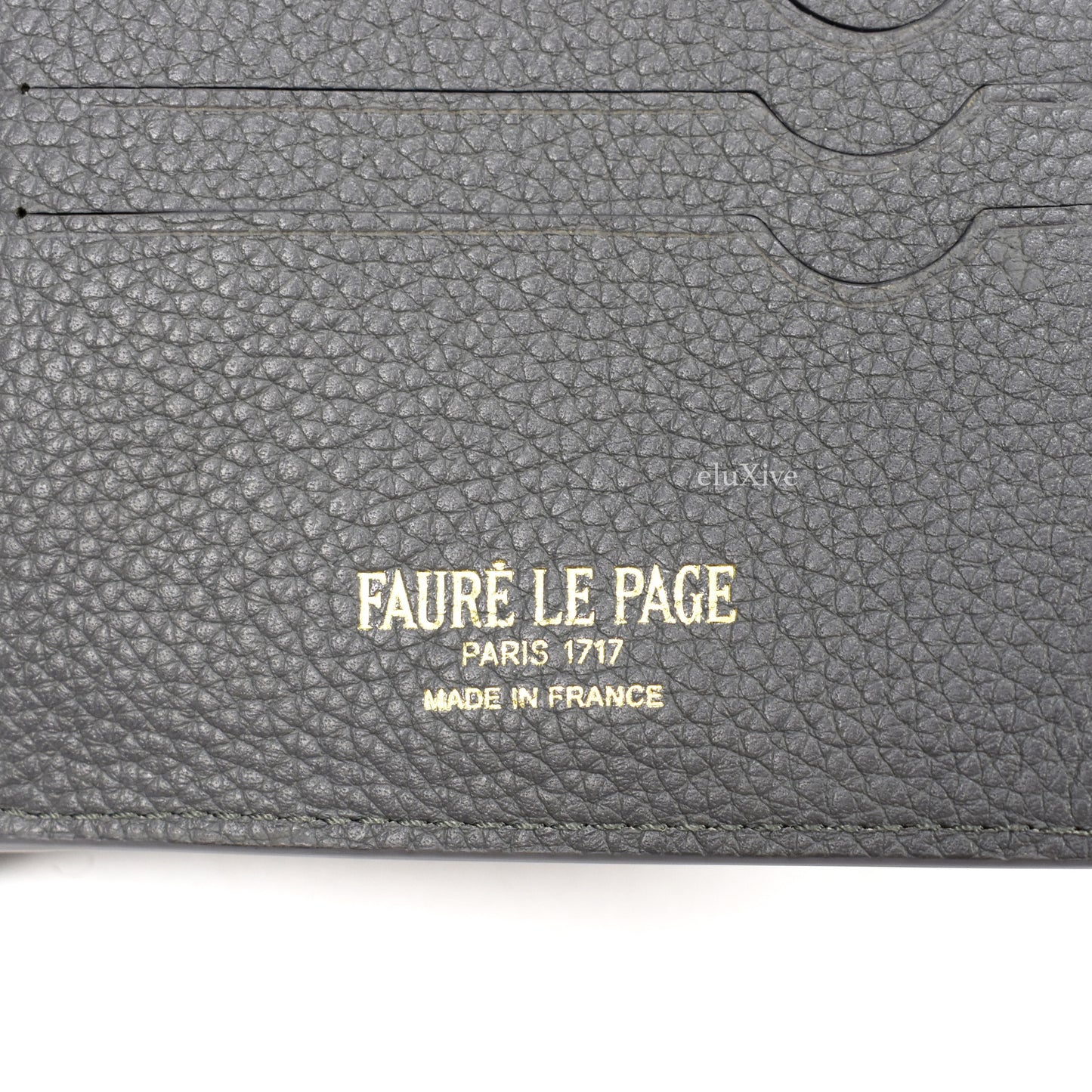 Faure Le Page - Steel Gray / Yellow 6CC Bifold Wallet (2019)