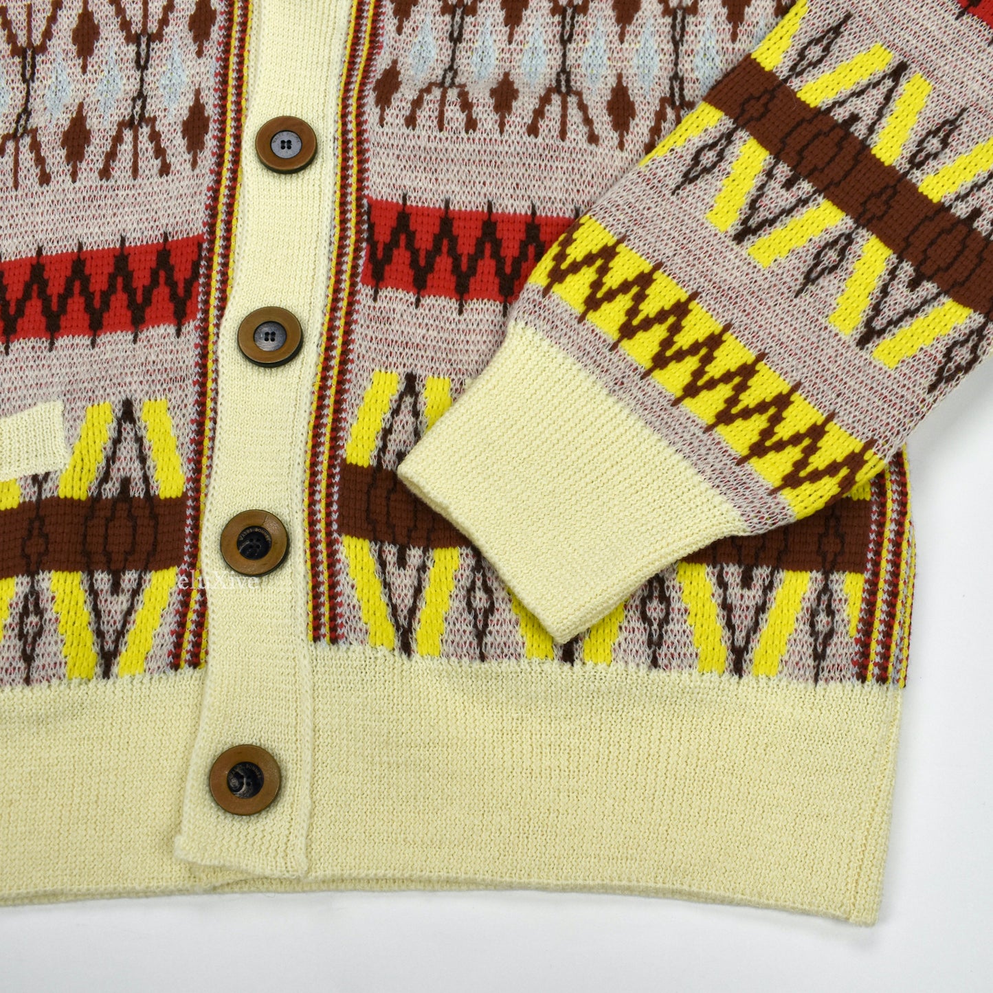 Wales Bonner - Fair Isle Knit Merino Wool Cardigan