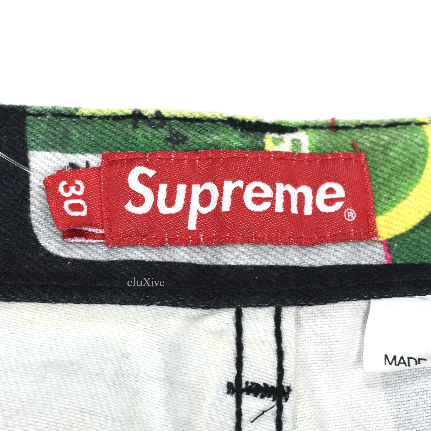 Supreme - Credit Cards Print Denim Jeans