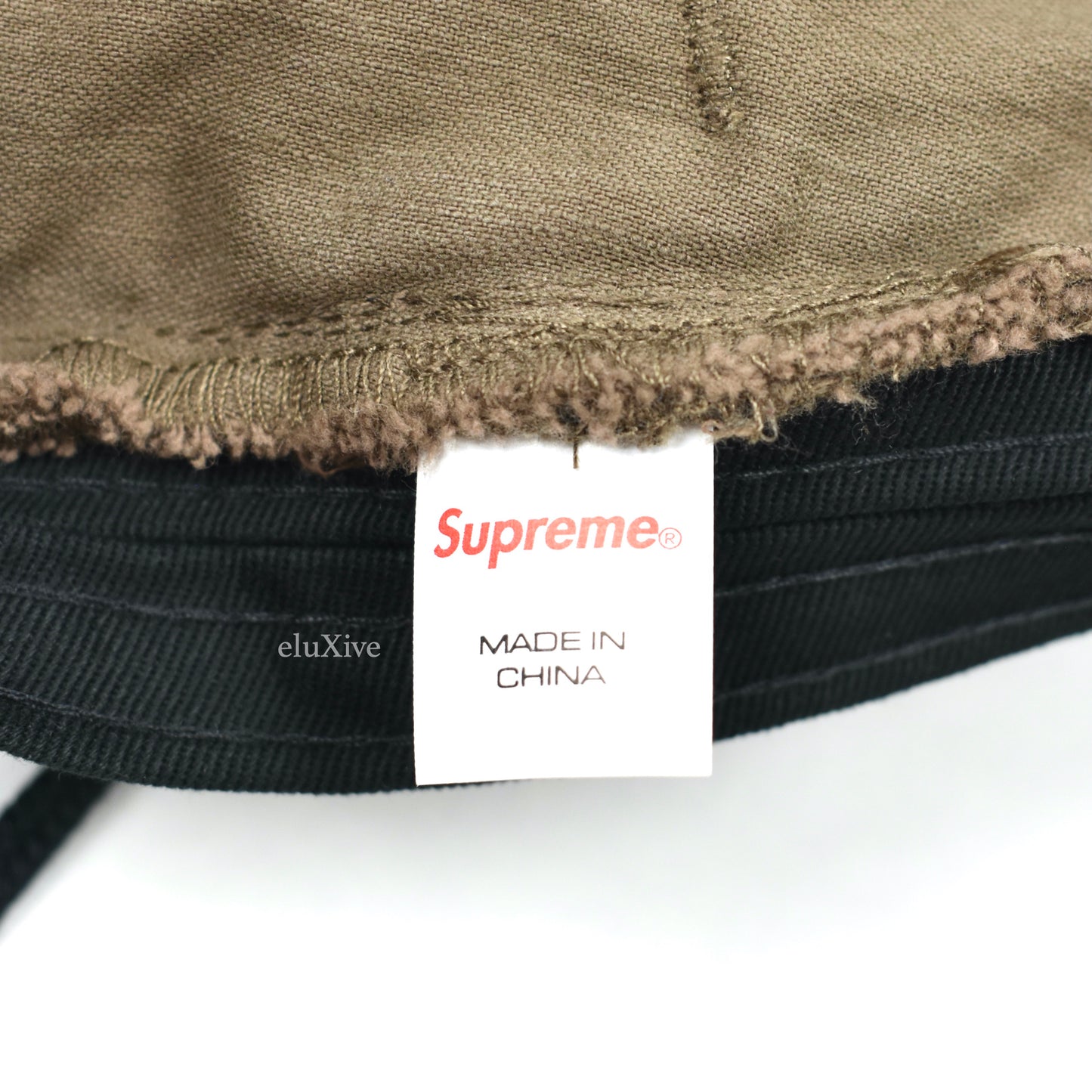 Supreme - Brown Military Box Logo Boonie / Bucket Hat
