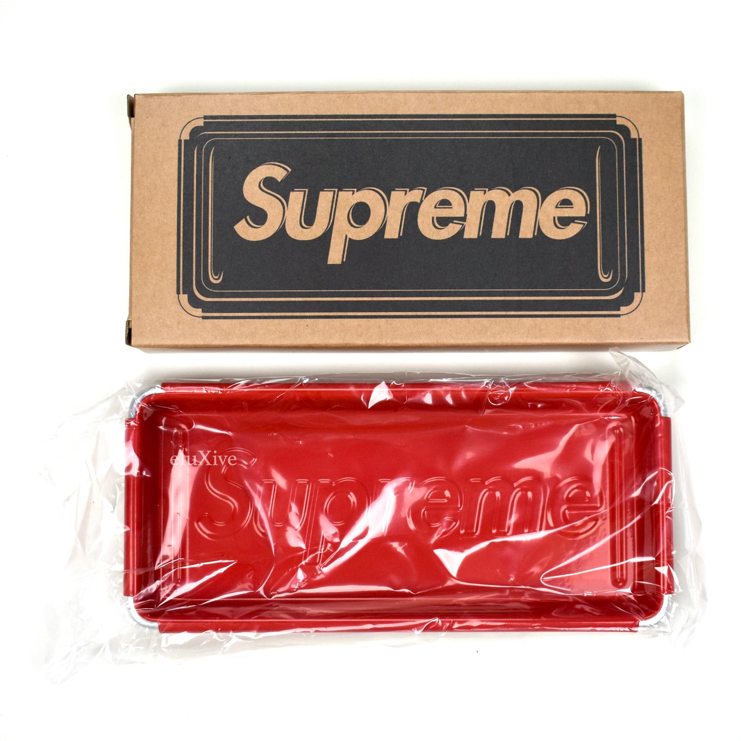 Supreme x Dulton - Red Box Logo Metal Tray