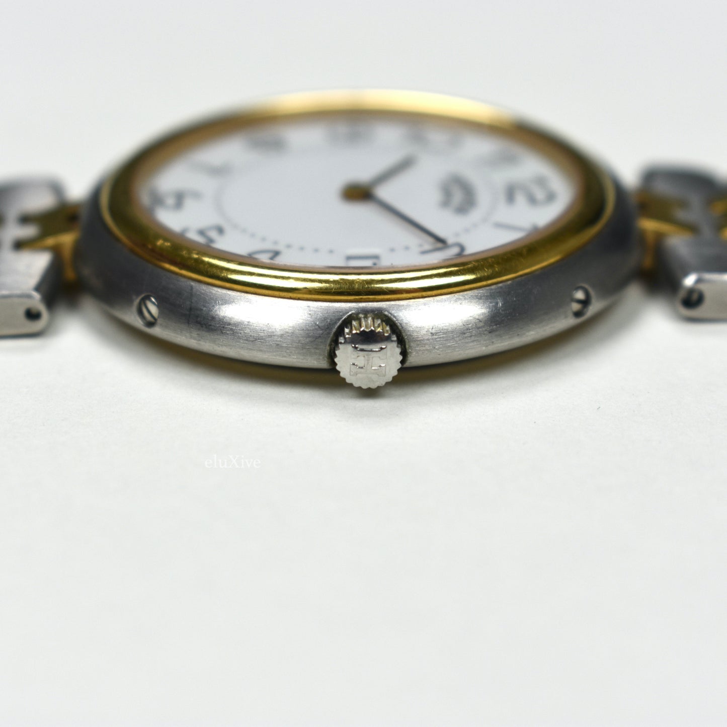 Hermes - Gold/Steel White Dial Profile Watch