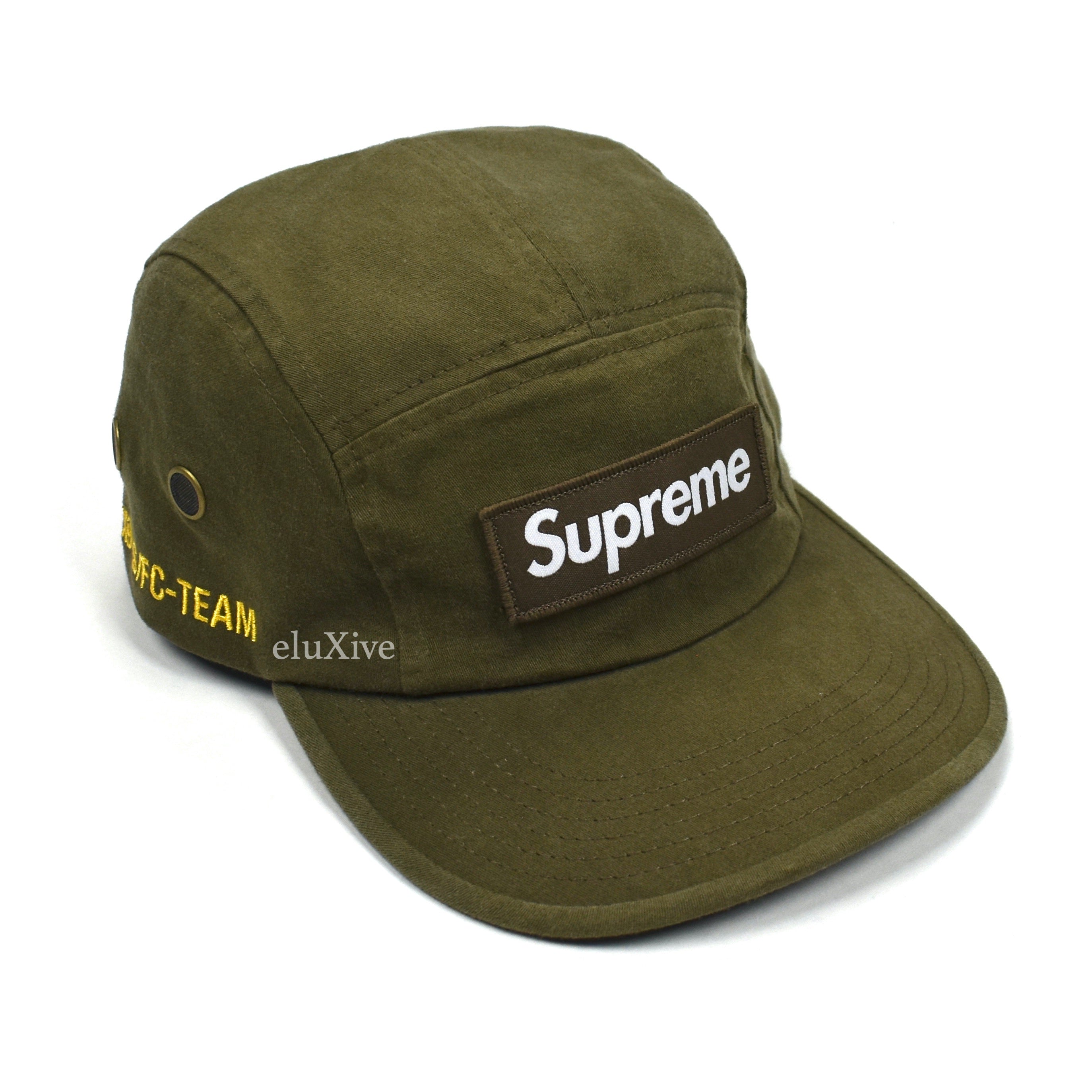 Supreme - Brown Military Box Logo Hat – eluXive